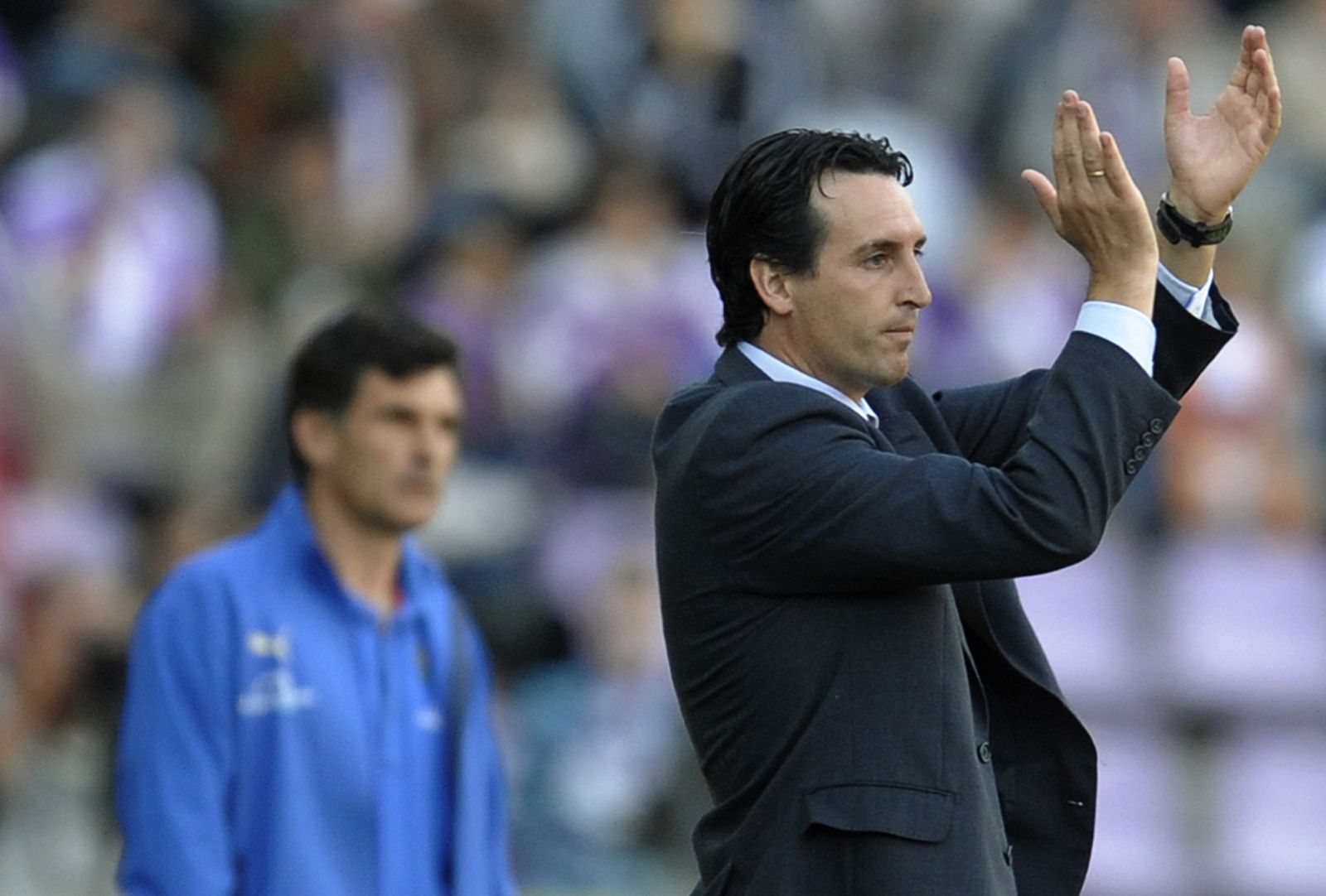 El técnico del Valencia Unai Emery afronta el final de temporada luchando por la cuarta plaza.