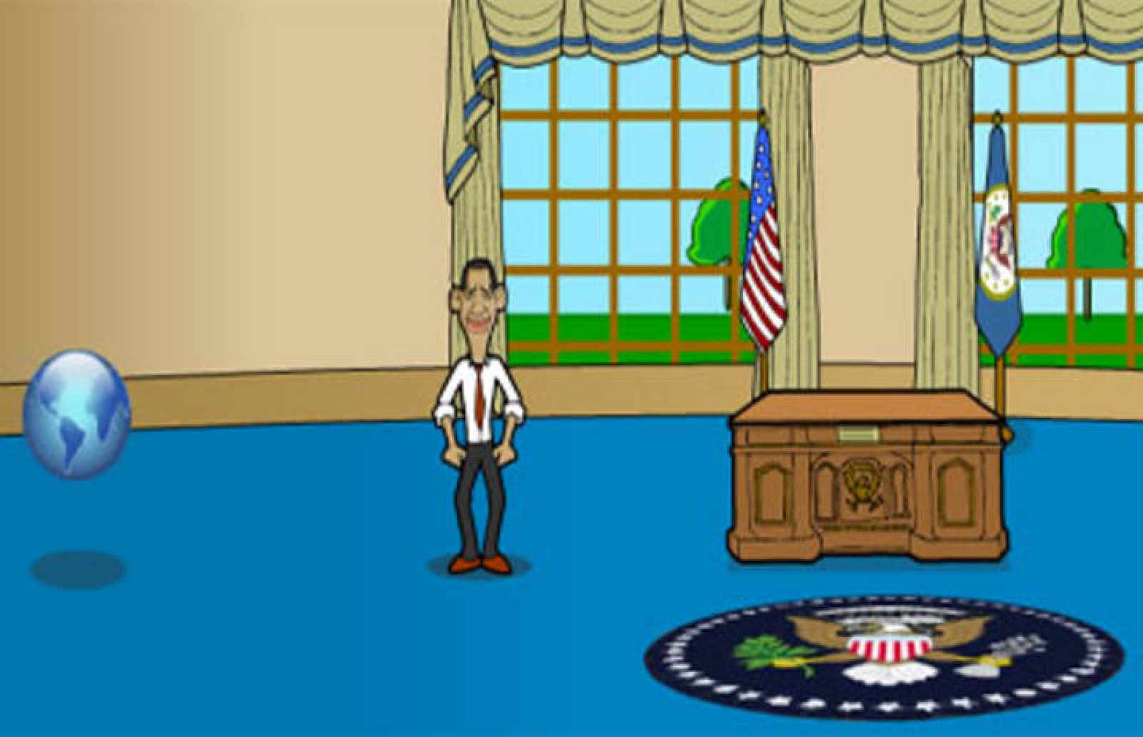 El presidente de los Estados Unidos, Barack Obama, decide salvar el planeta de un ataque alienígena.