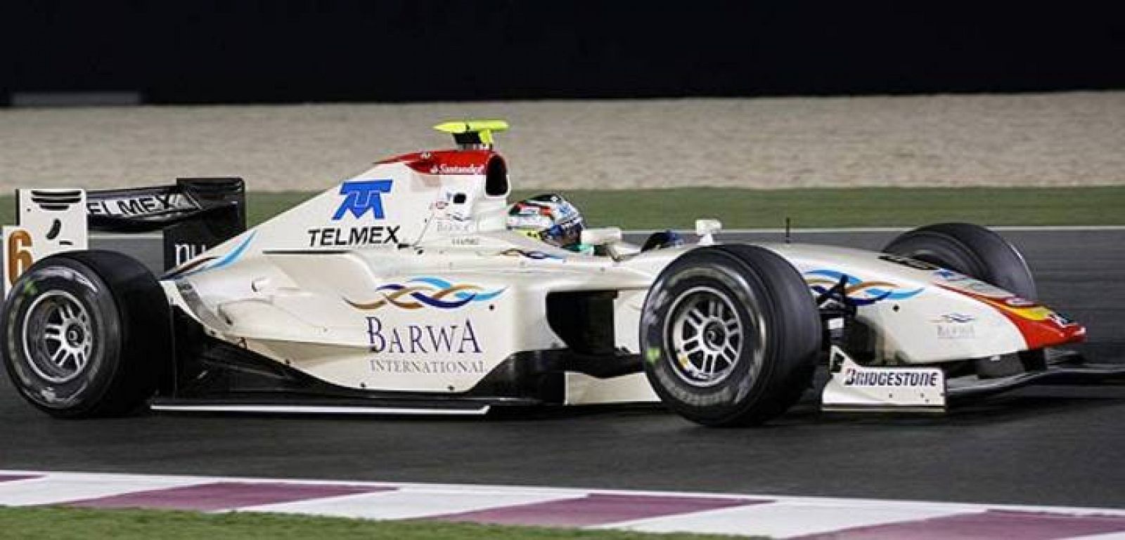 Un coche de la GP2 de la escudería española de Alejandro Agag.