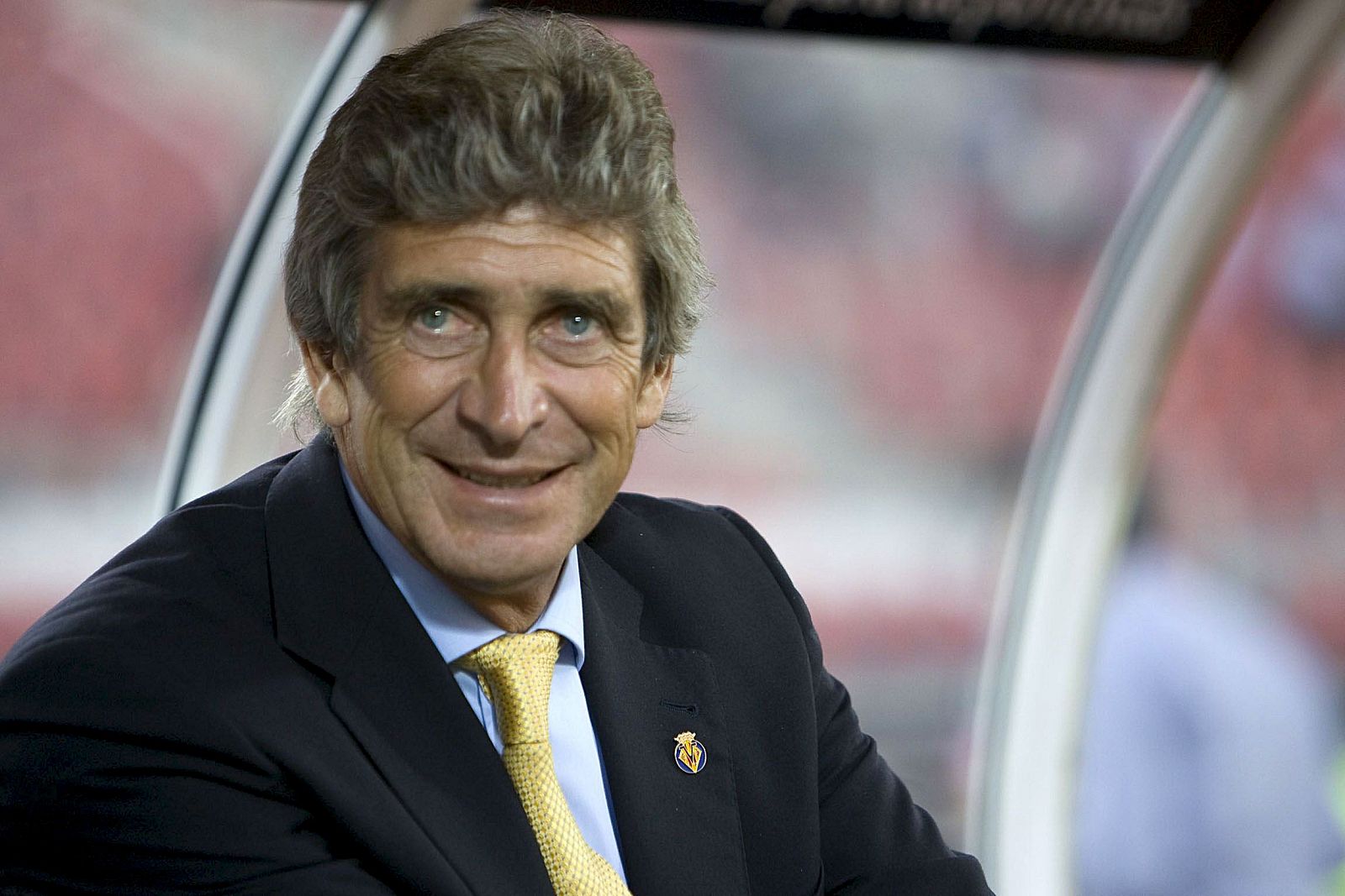 Manuel Pellegrini, momentos antes de comenzar su posible último partido con el Villarreal.