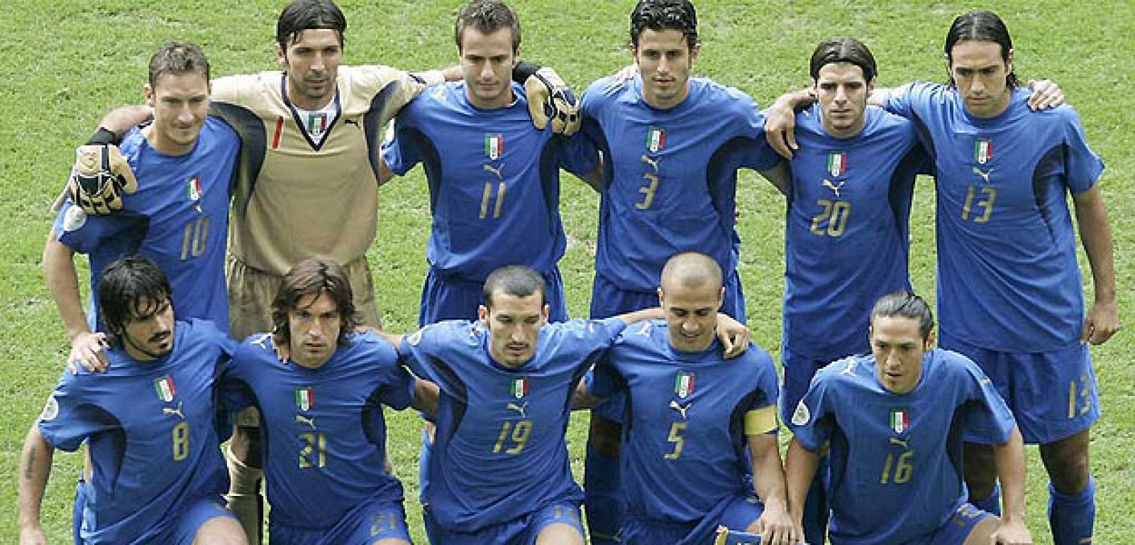 La selección italiana contará con todas sus estrellas, menos Totti.