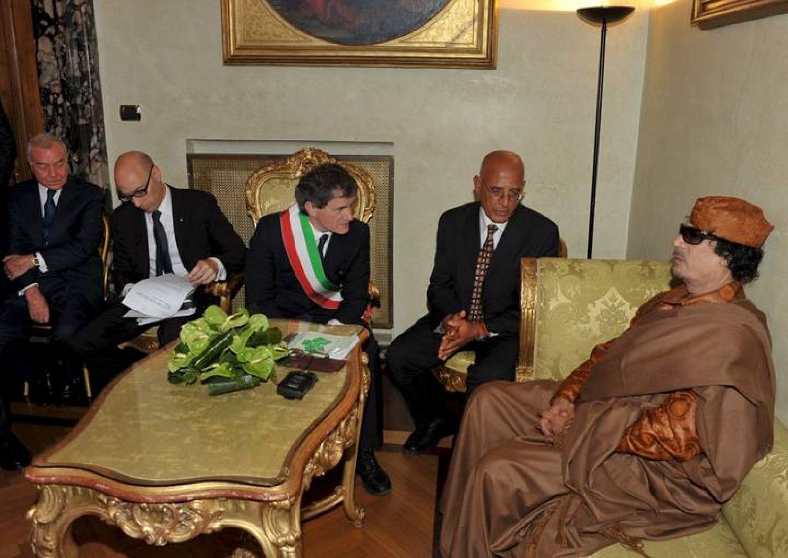 ITALIA - VISITA LIDER LIBIO MUAMAR AL GADAFI