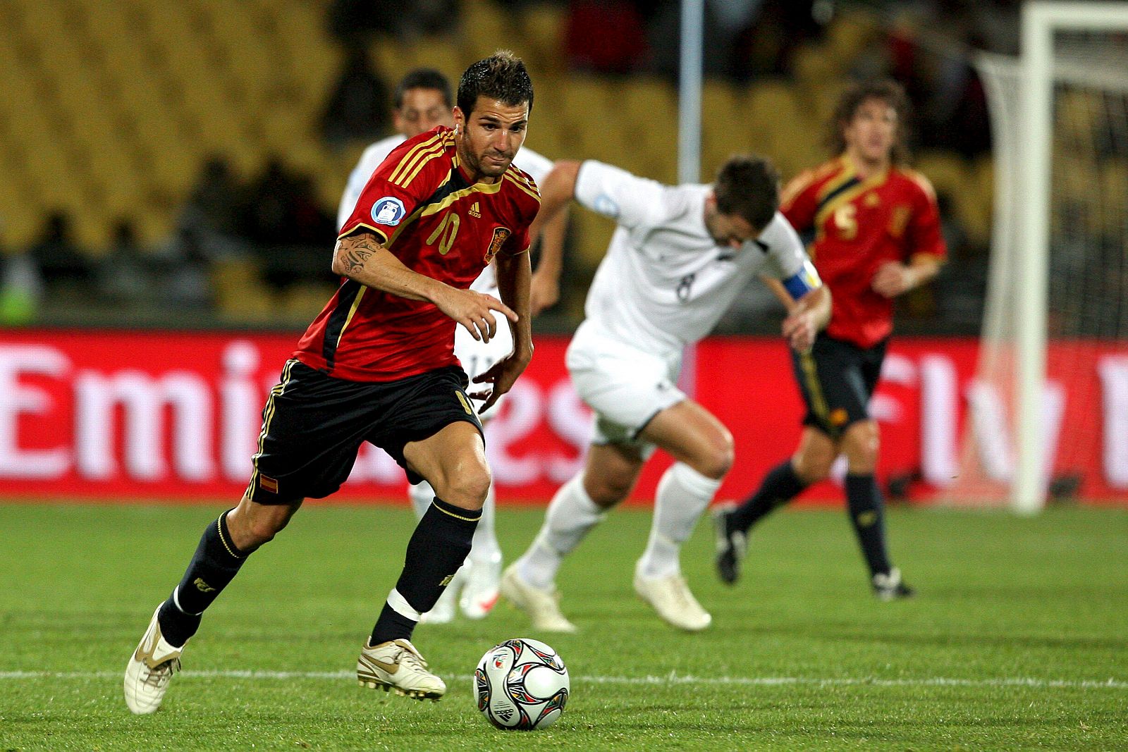 Cesc está disputando la Copa Confederaciones con España.