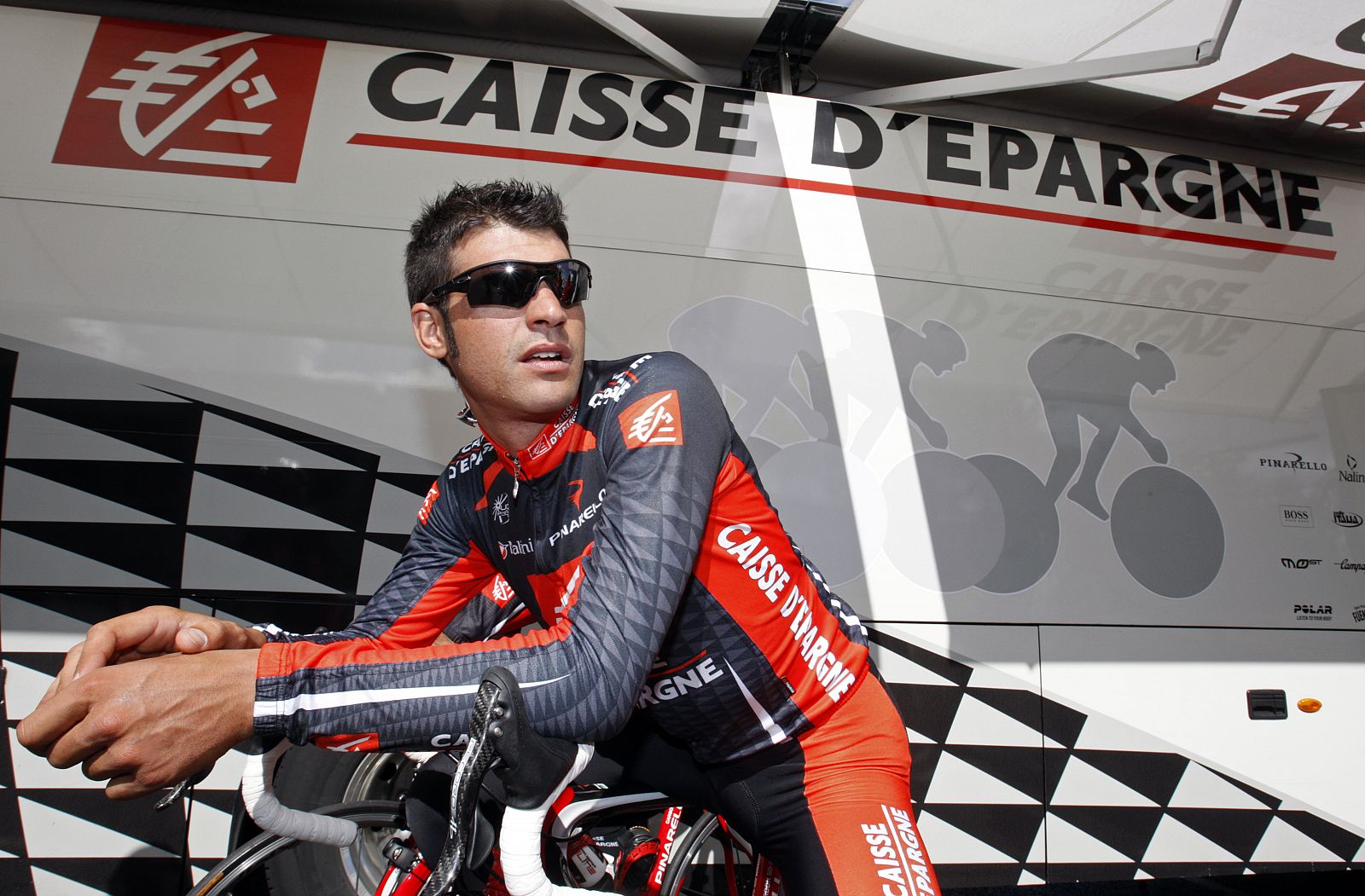 El ciclista español del Caisse d'Epargne, Óscar Pereiro.