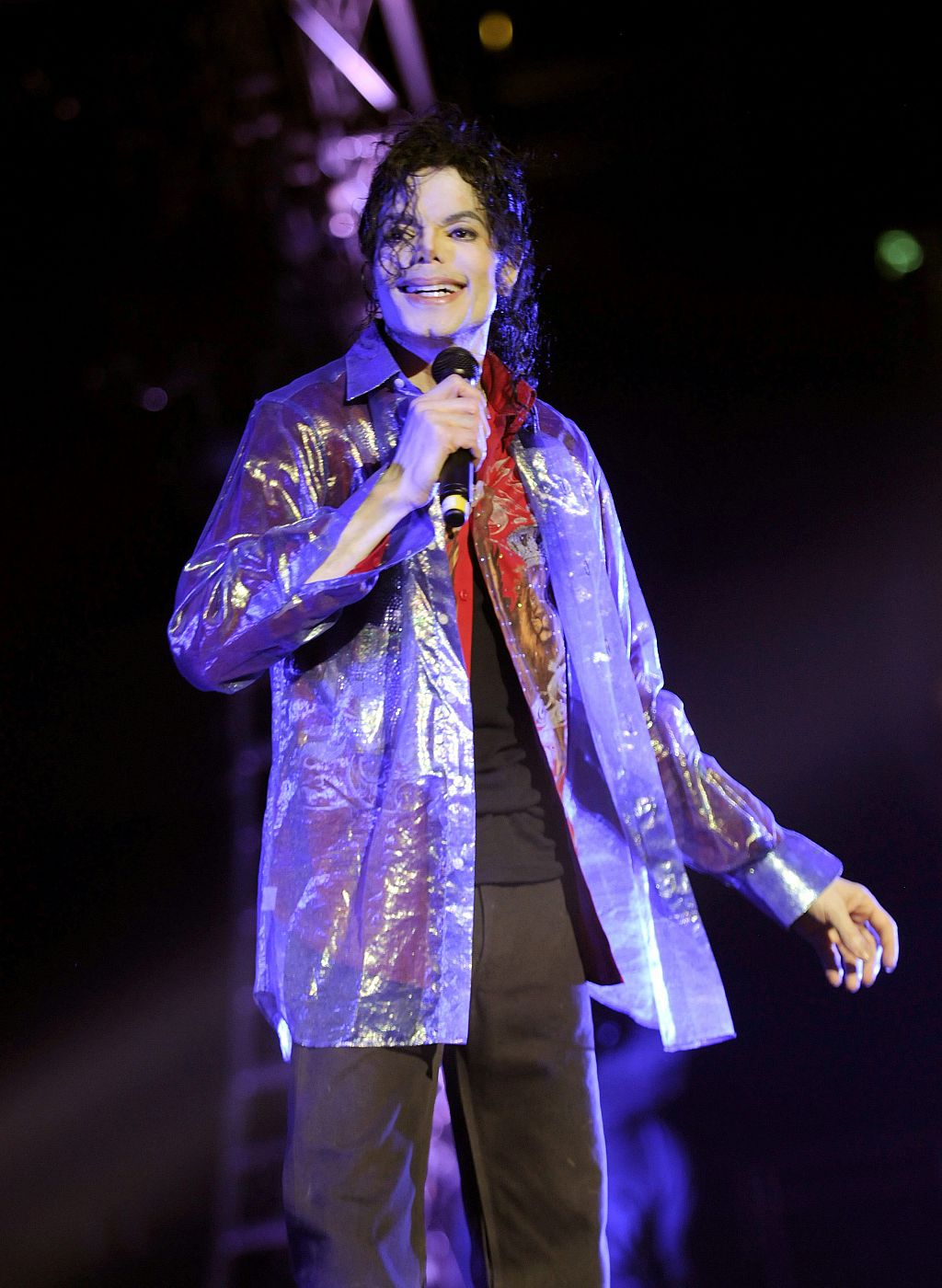 Esta imagen fue tomada sólo dos días antes de que Michael Jackson falleciera, durante el último ensayo para su gira en Londres.