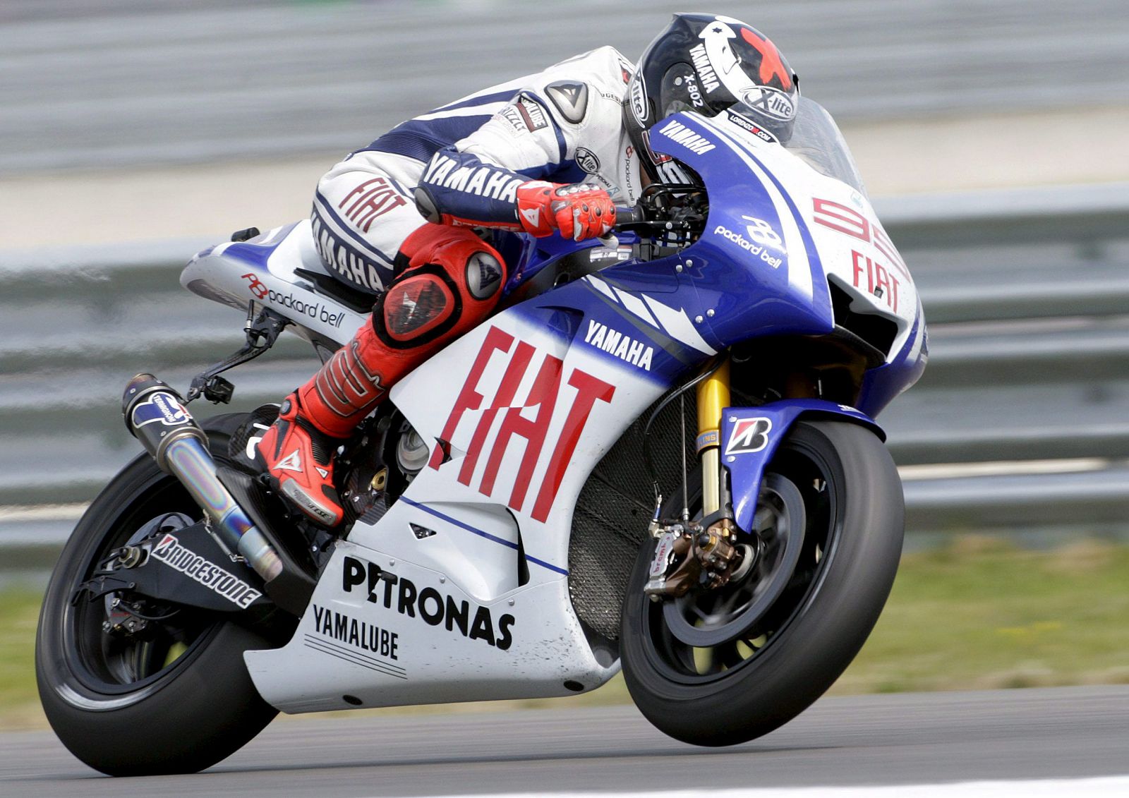 El piloto español de Moto GP, Jorge Lorenzo, durante el Gran Premio de Holanda.