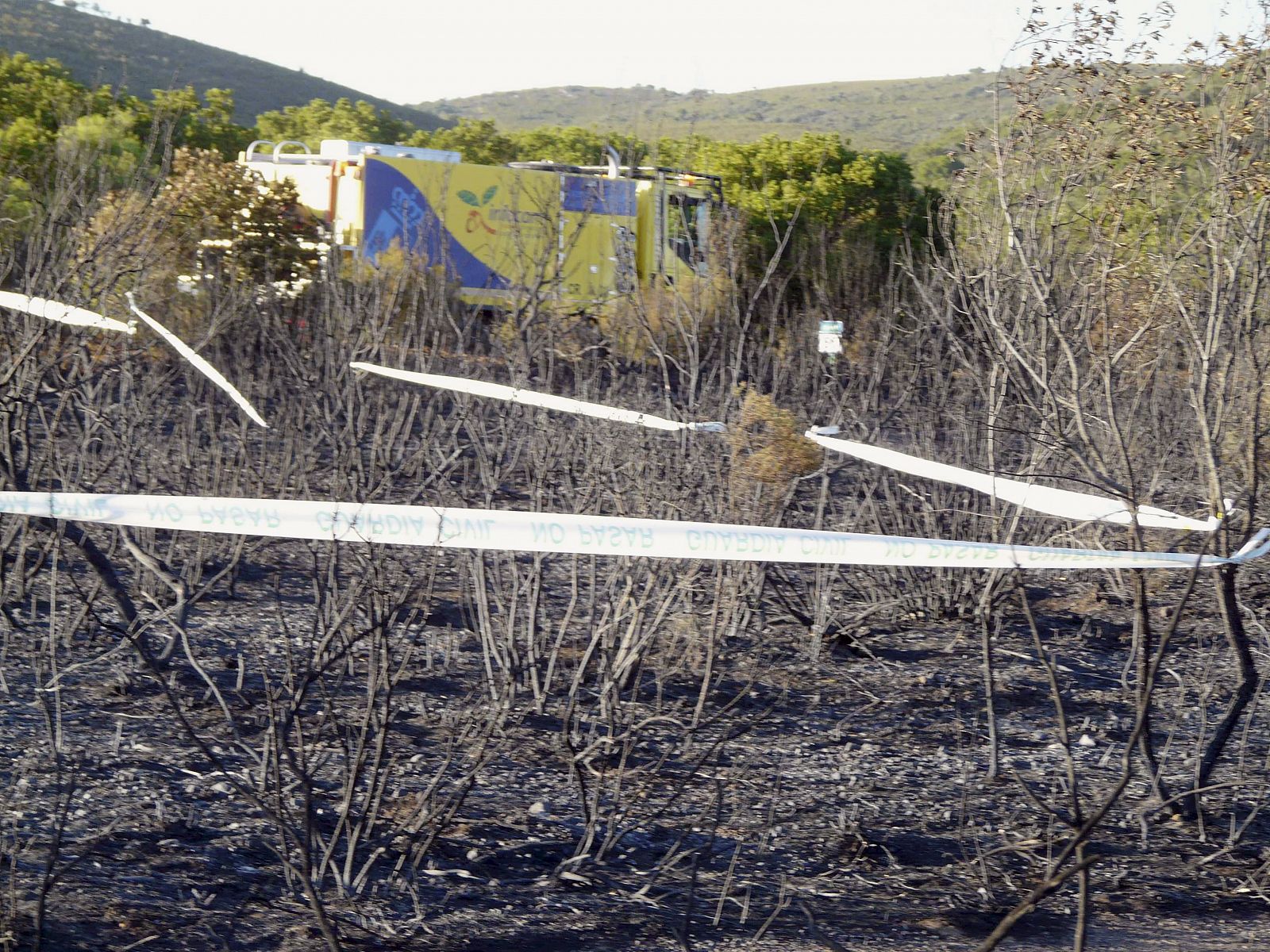 Incendio en el Parque Natural de Cabañeros