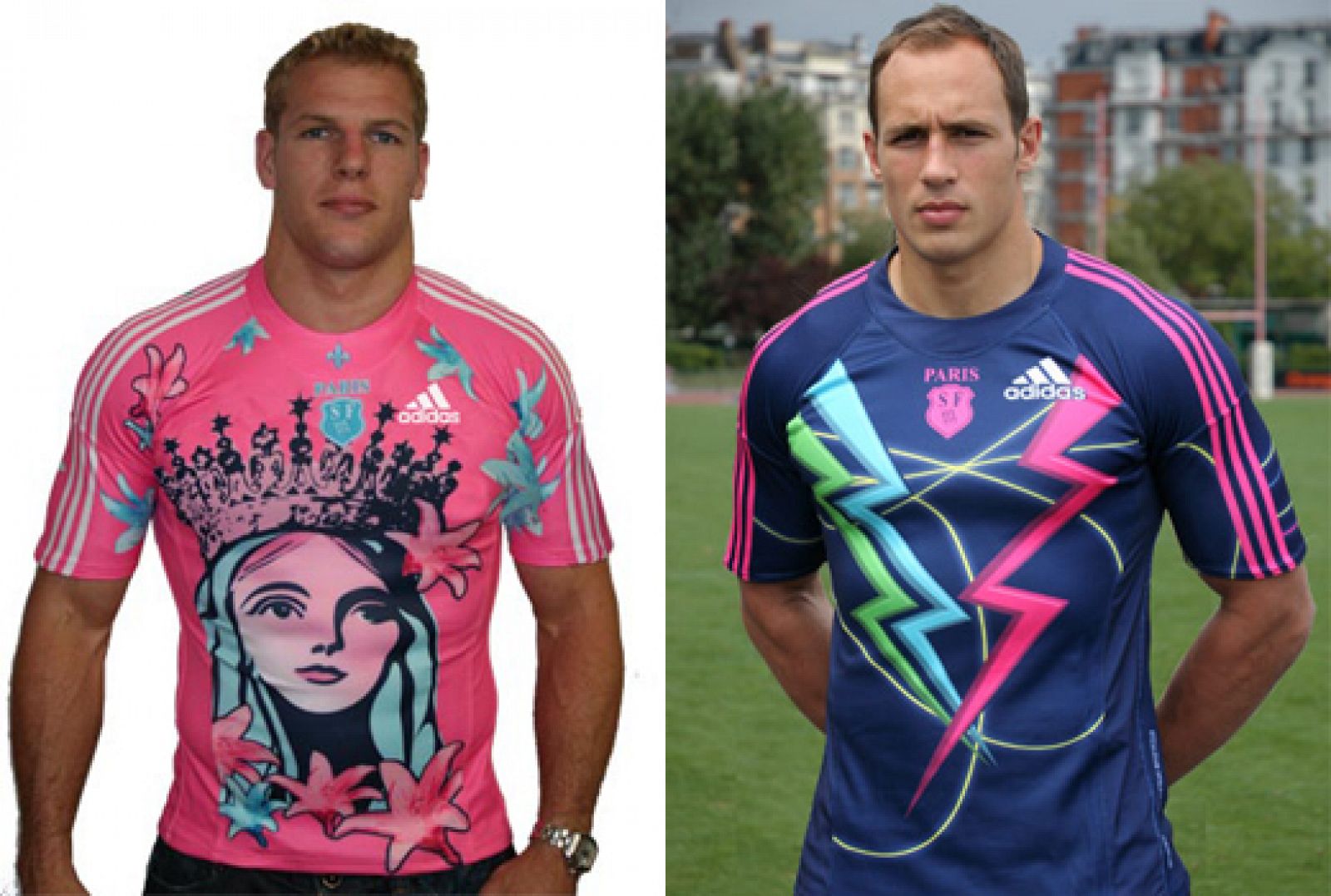 La equipación del equipo Stade français para esta temporada.