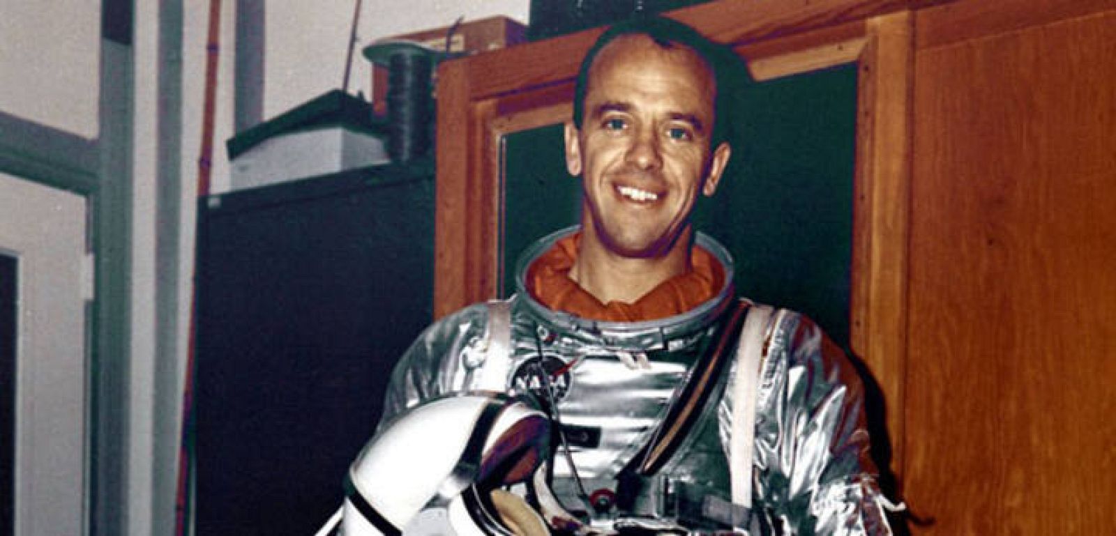  El astronauta Alan Shepard, comandante en la misión del Apolo XIV en enero de 1971