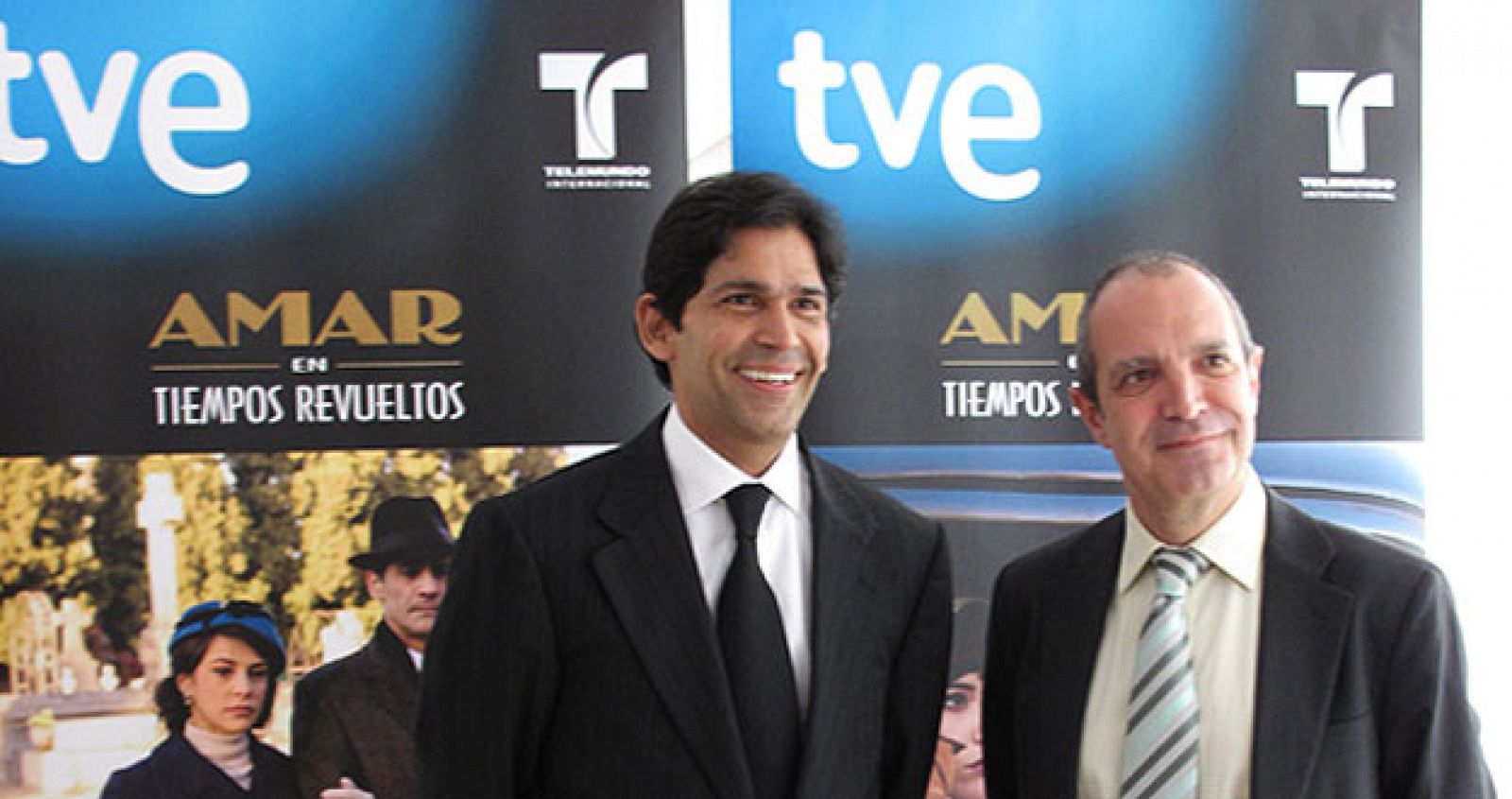 Marcos Santana y Luis Fernández durante el anuncio del acuerdo