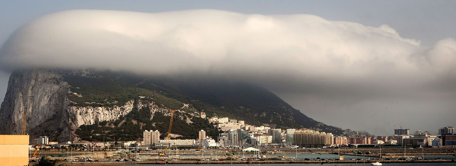 Vista general del peñón de Gibraltar