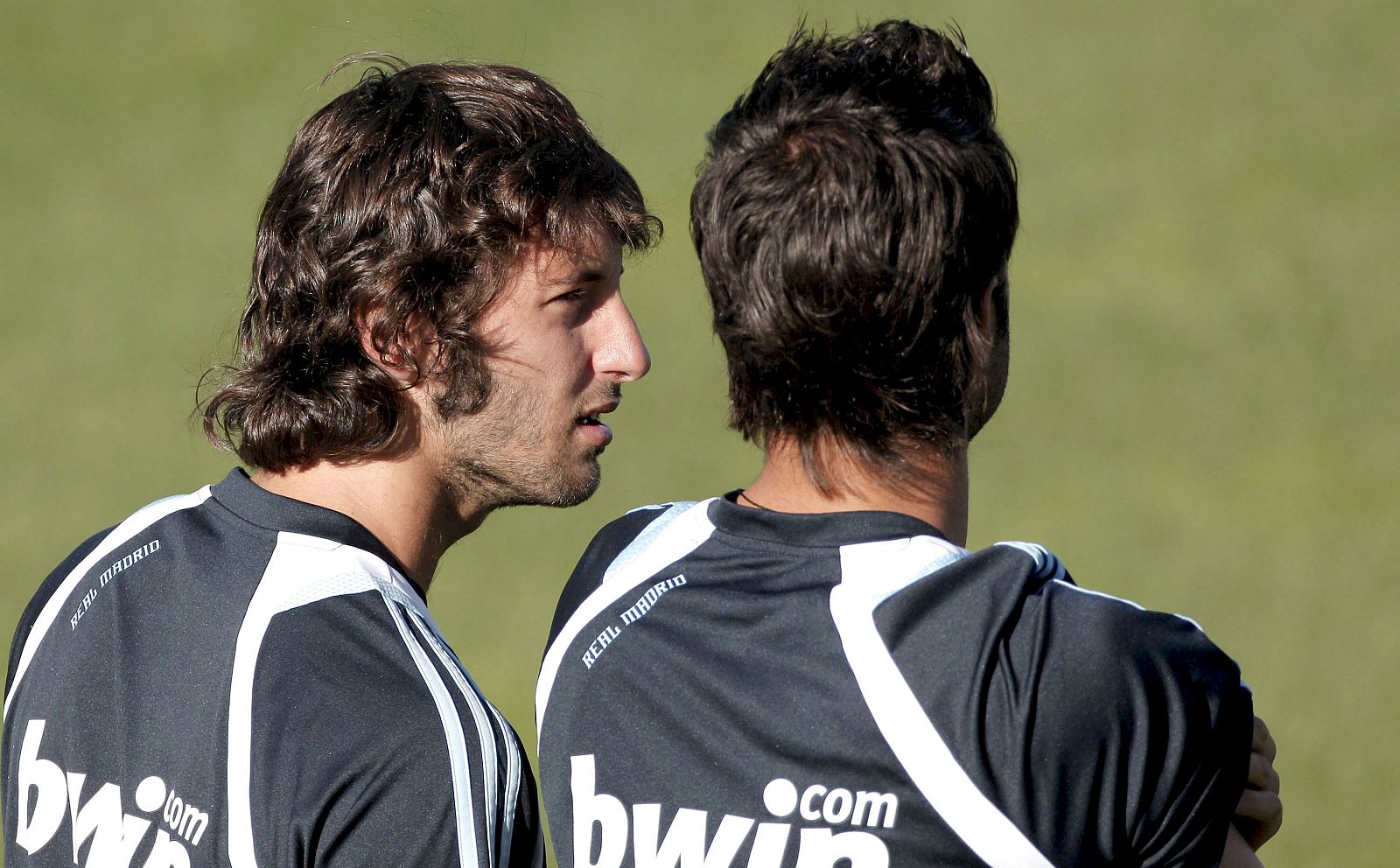 Esteban Granero durante el primer entrenamiento en Valdebebas.