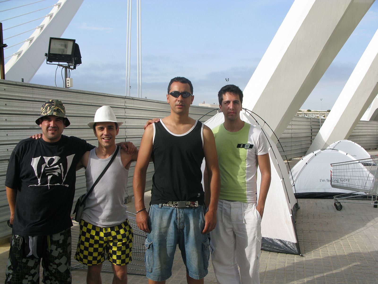 Pablo, Vicente, Felipe y Fernando han sido los primeros en llegar.