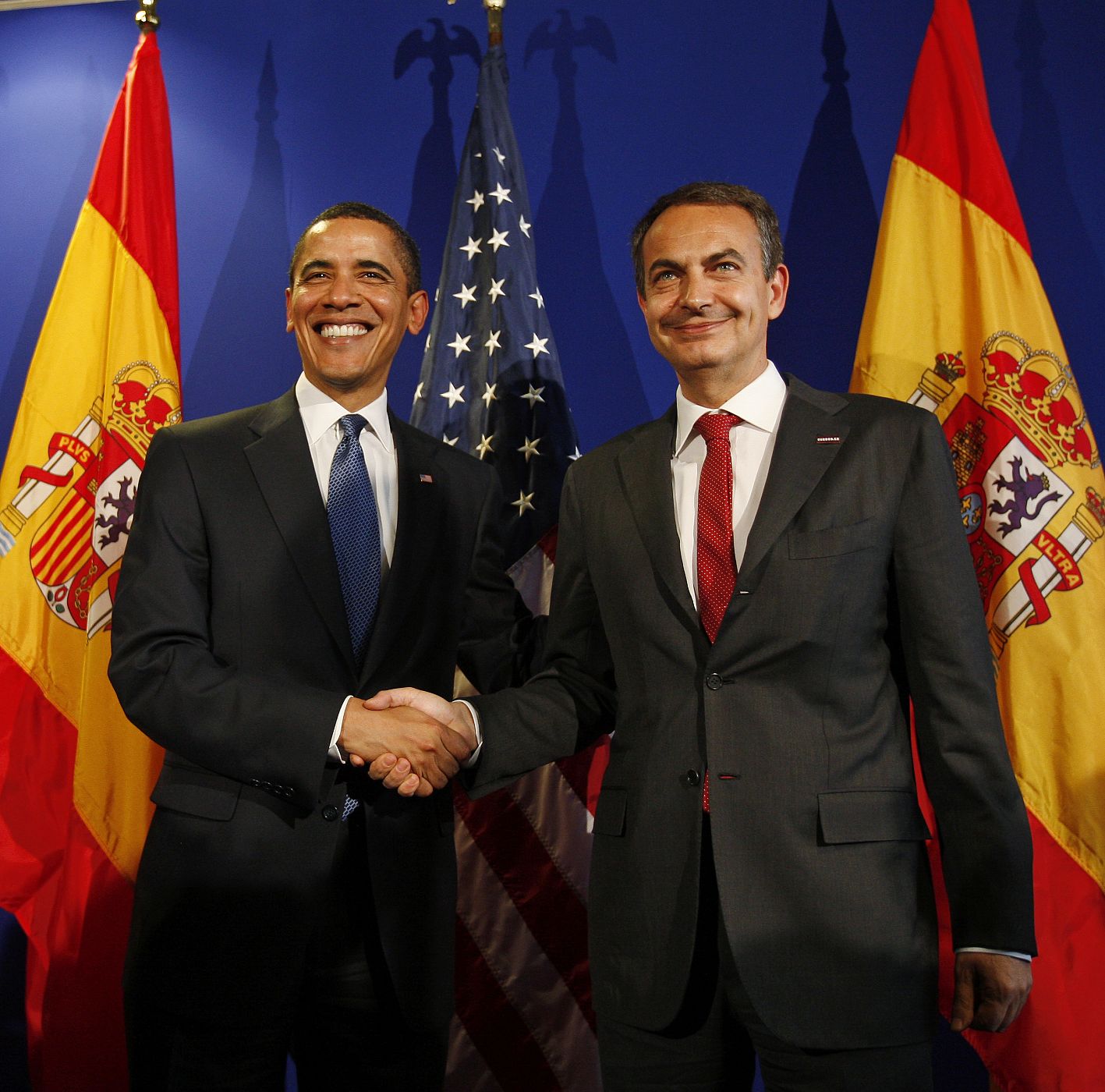 Obama y Zapatero, en su encuentro del pasado mes de abril en Praga.