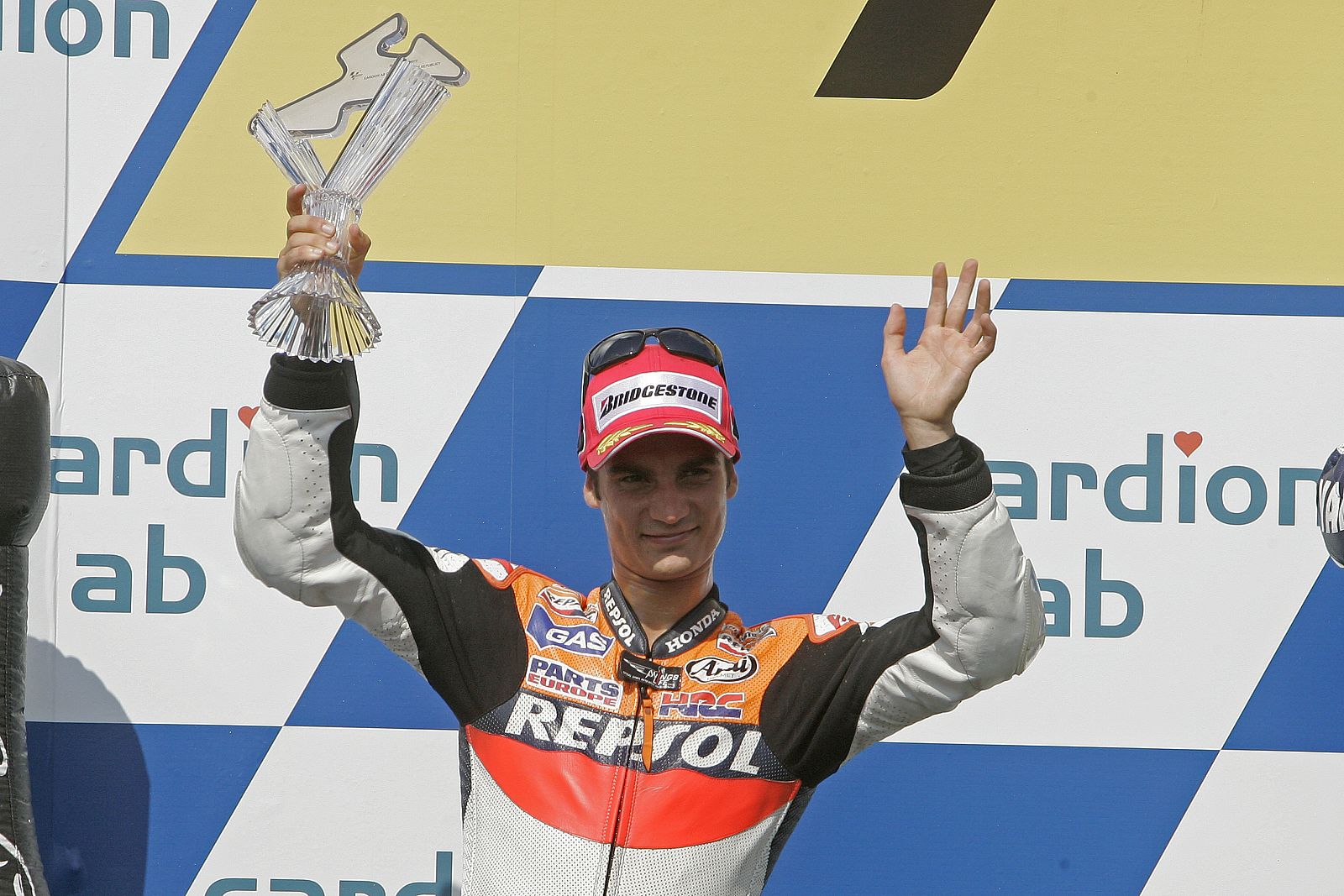 Dani Pedrosa logró un importante segundo puesto en Brno.