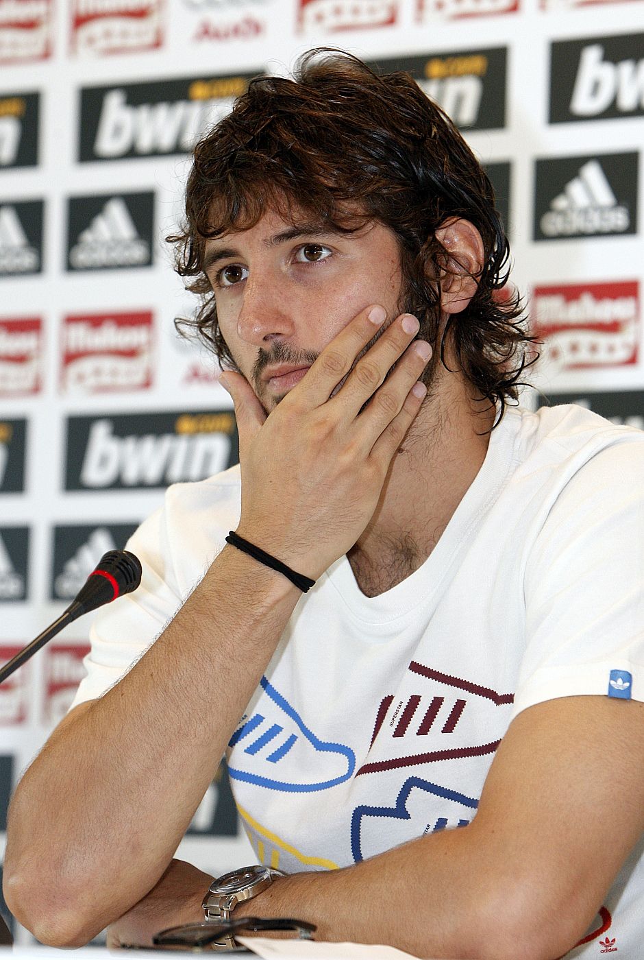 Esteban Granero, durante la rueda de prensa