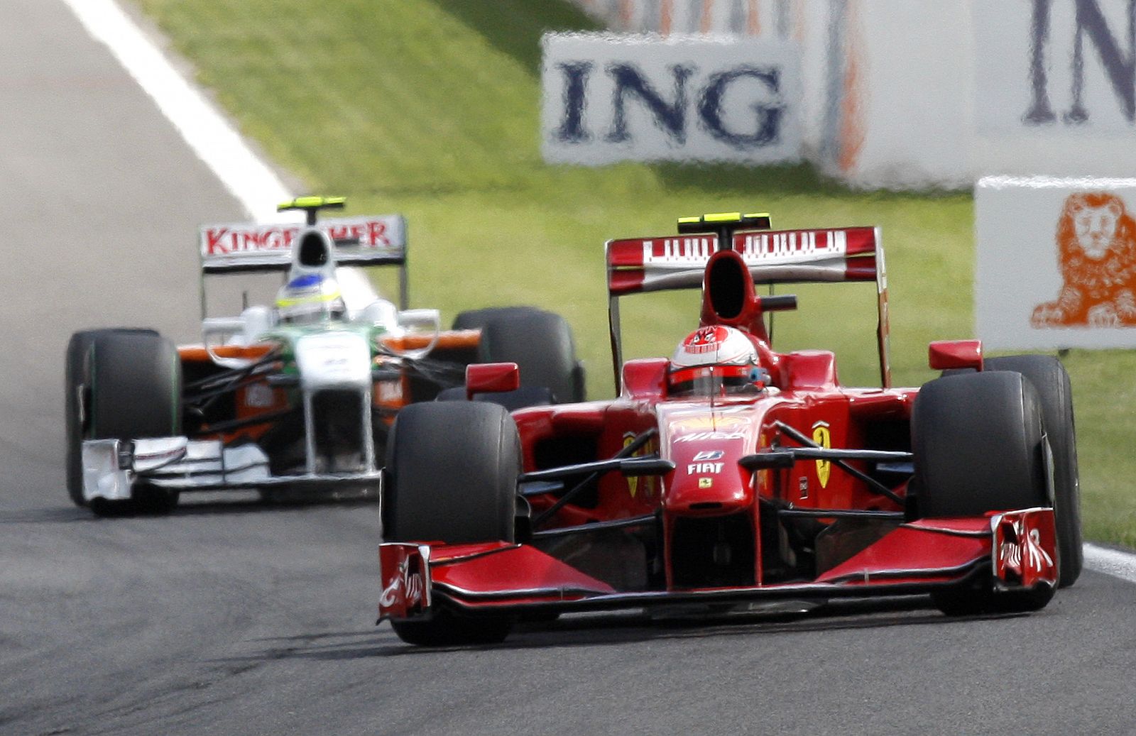 El piloto finlandés de Ferrari Kimi Raikkonen ha ganado el GP de Bélgica, siendo segundo el italiano de Force India Giancarlo Fisichella.