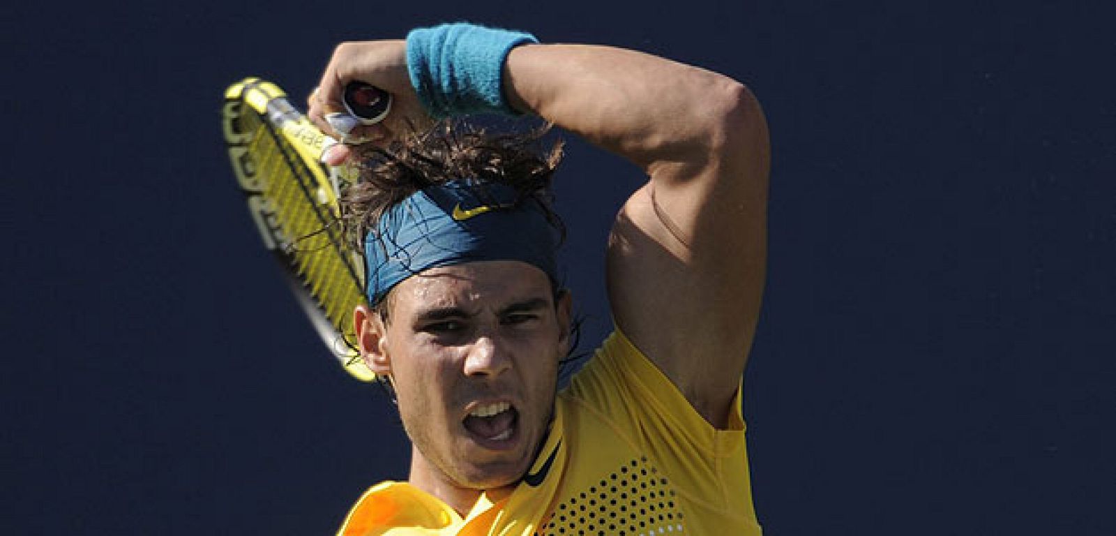 Nadal aplasta sin miramientos al francés Richard Gasquet en tres sets.