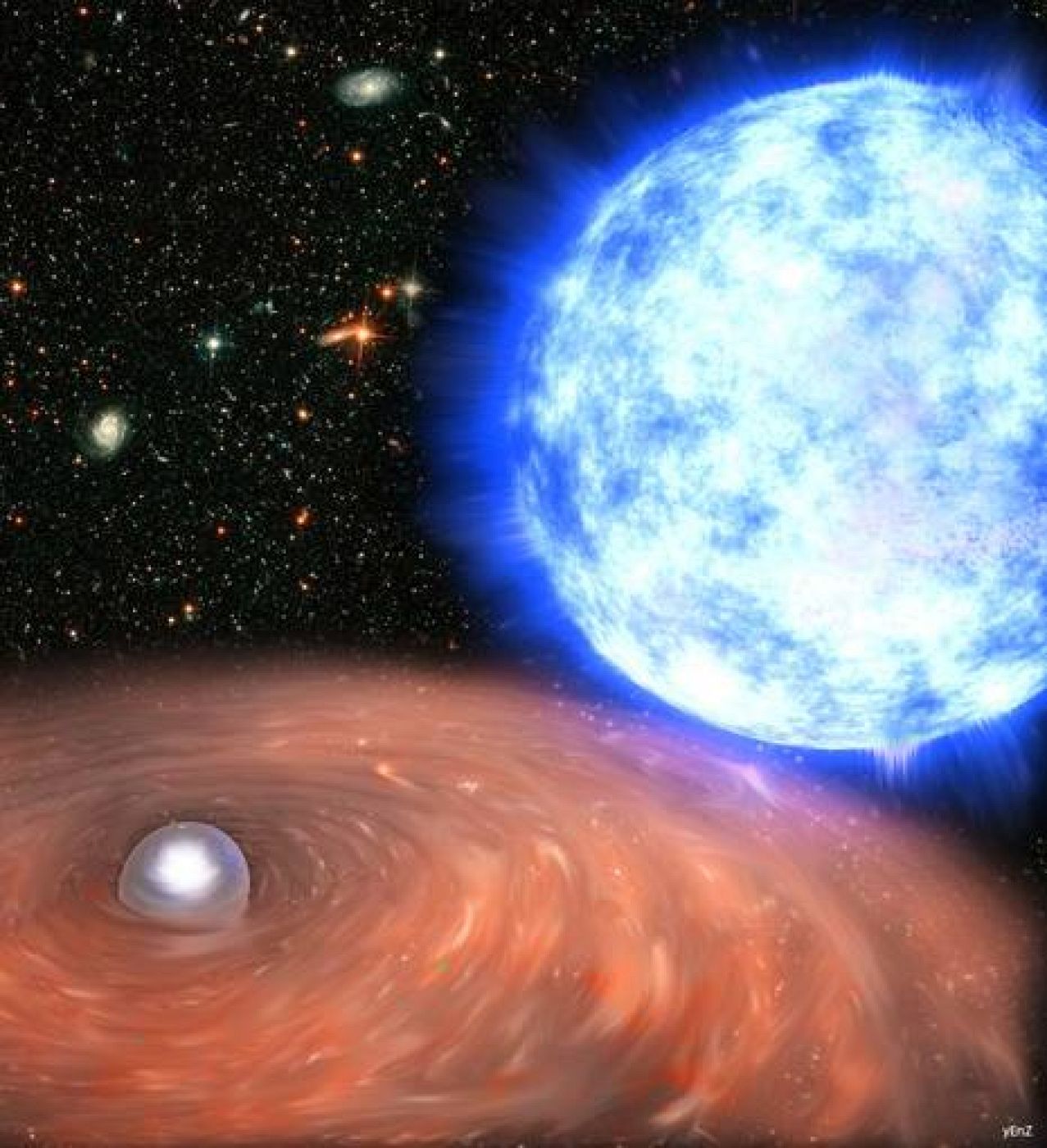 La explosión de esta estrella erá tan luminosa que se podrá ver a simple vista y a la luz del día.