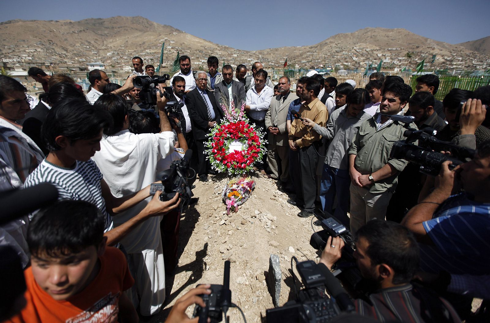 Periodistas afganos rinden homenaje a Munadi