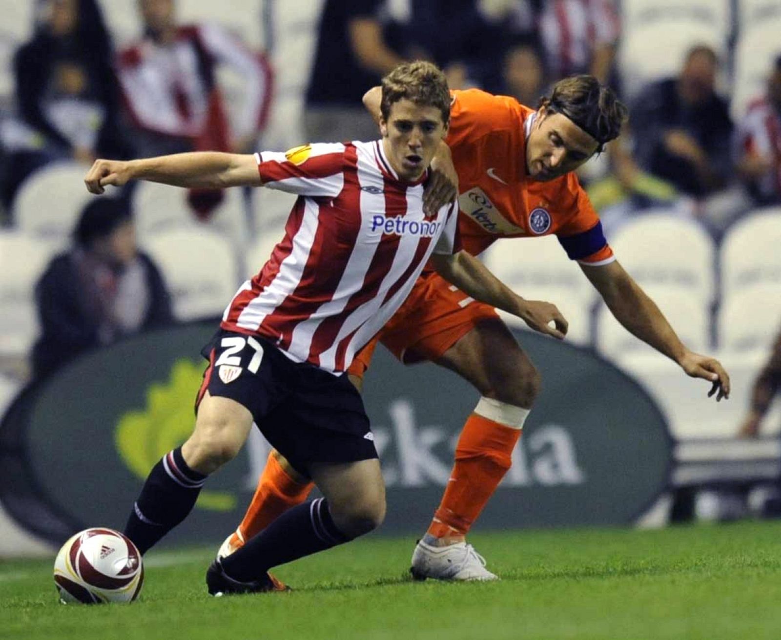 Iker Muniain fue el autor del tercer gol ante el Austria de Viena.