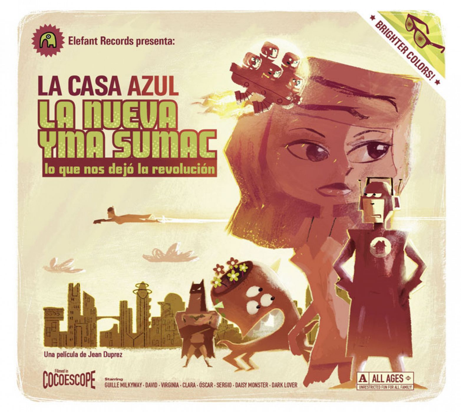 Portada de "La Nueva Yma Sumac", el nuevo disco de La Casa Azul.