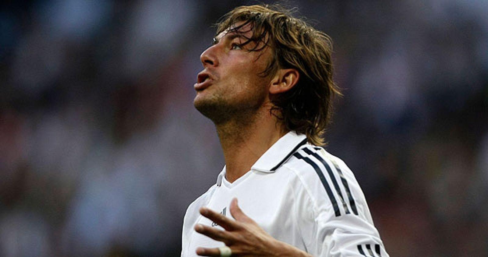 Gabriel Heinze durante la temporada pasada, cuando vestía la camiseta del Real Madrid.