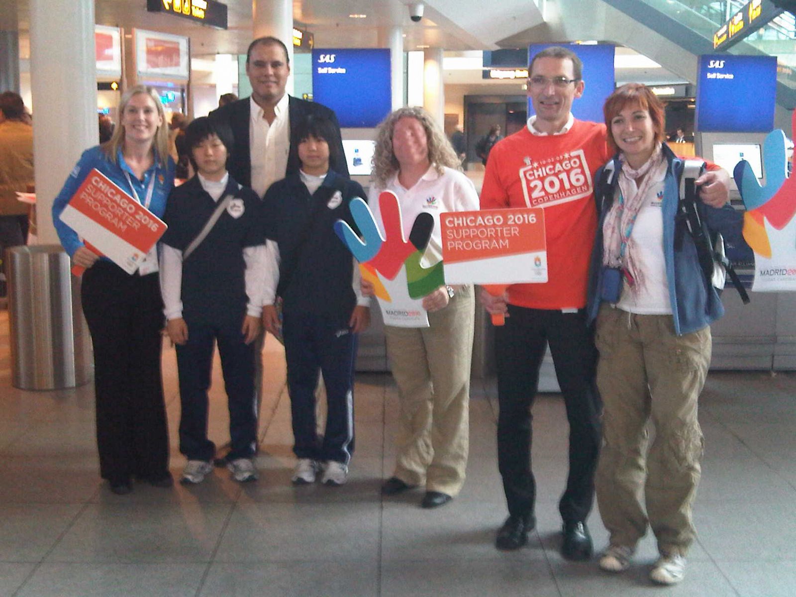 Voluntarios de Madrid 2016, de Chicaog y de Tokio, todos por un mismo sueño.