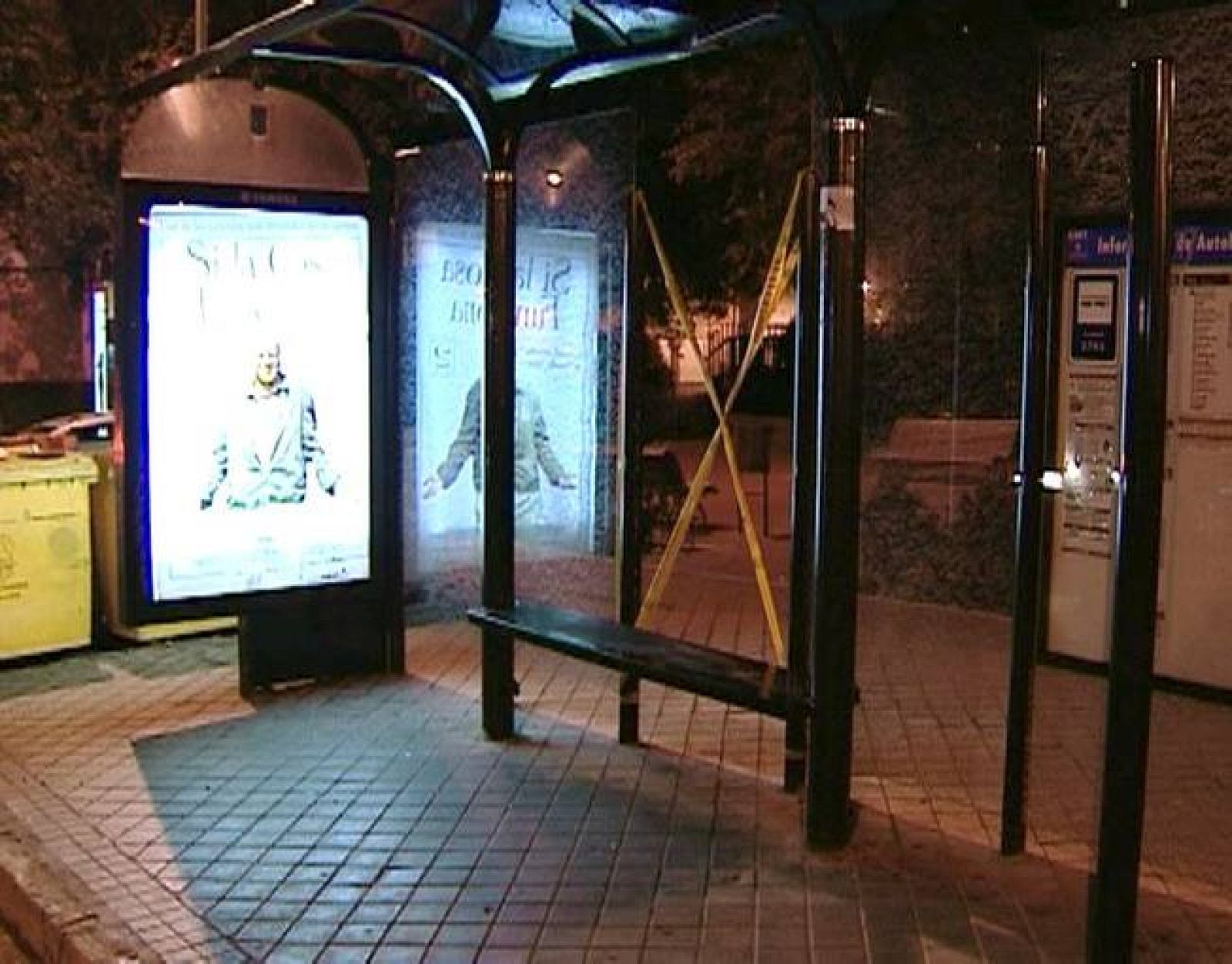 Imagen de la marquesina situada en la calle Mamizales de Madrid