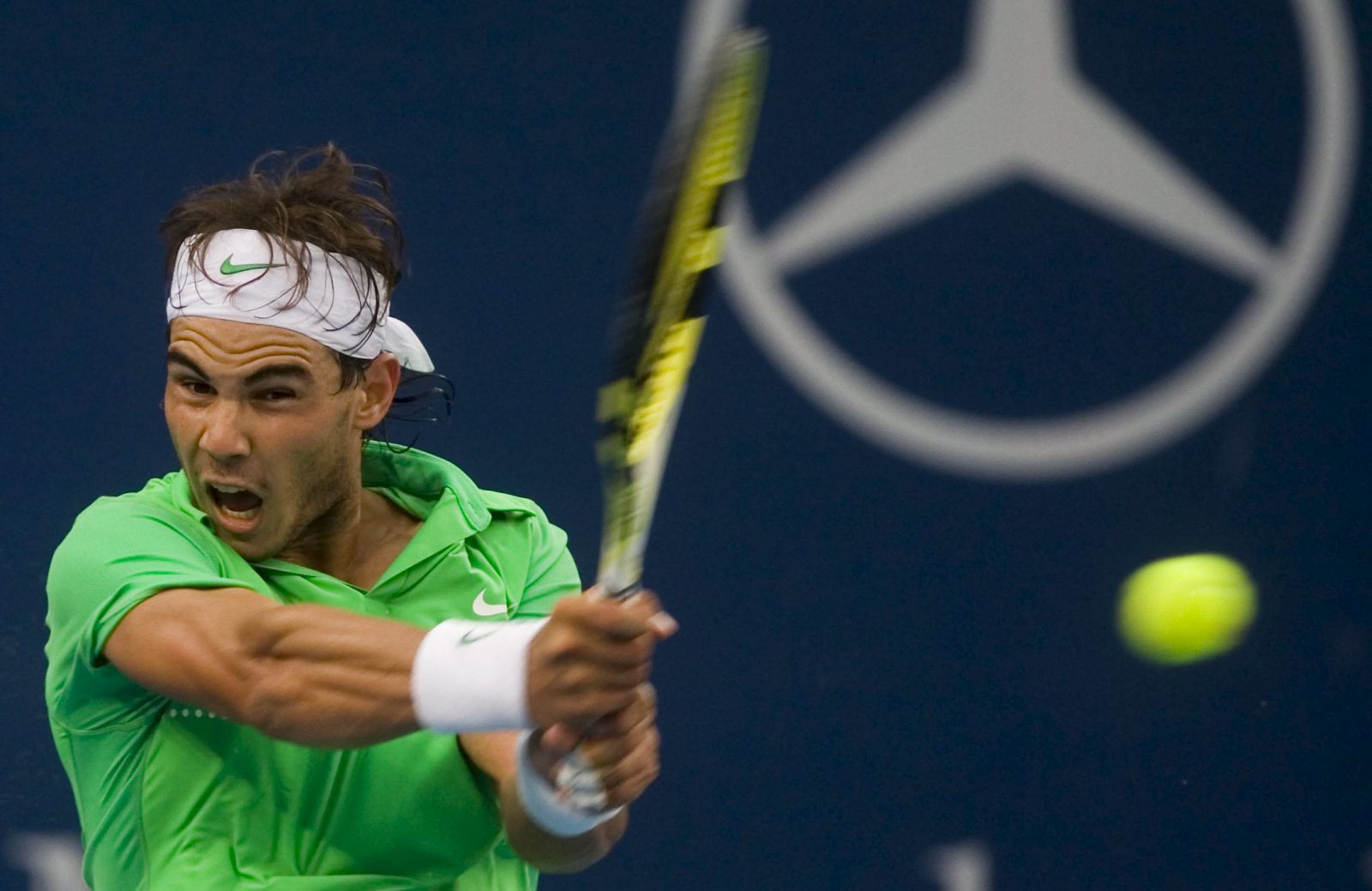 Rafa Nadal jugó el partido ante Safin a un nivel superior al de sus anteriores encuentros en Pekín.