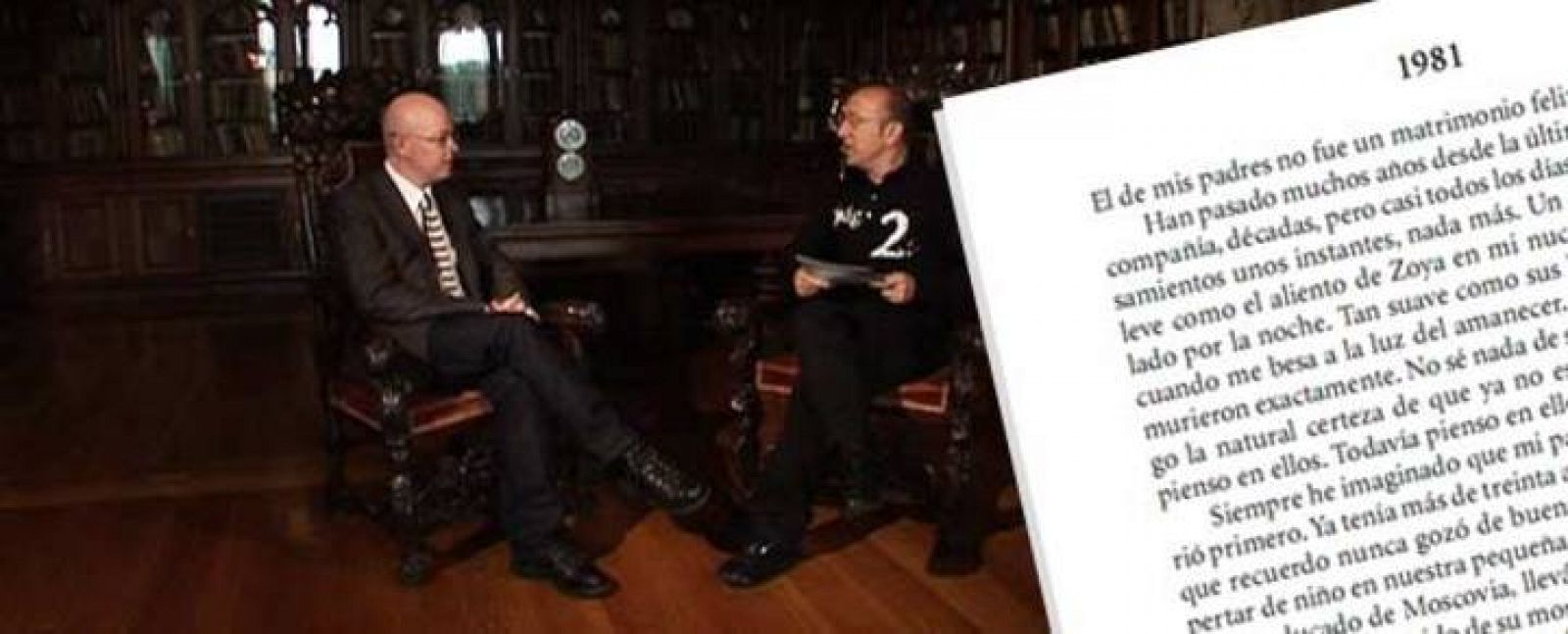 'Página 2' entrevista a John Boyne en el Palacio de Invierno y lo emitirá el 25 de octubre.