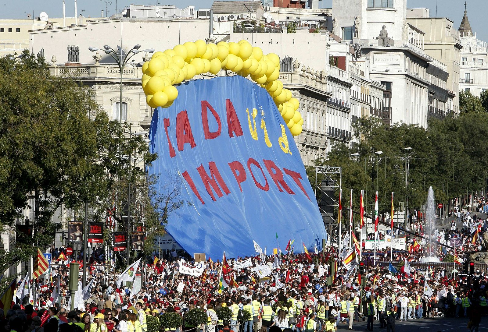 MANIFESTACION CONTRA LA LEY DEL ABORTO