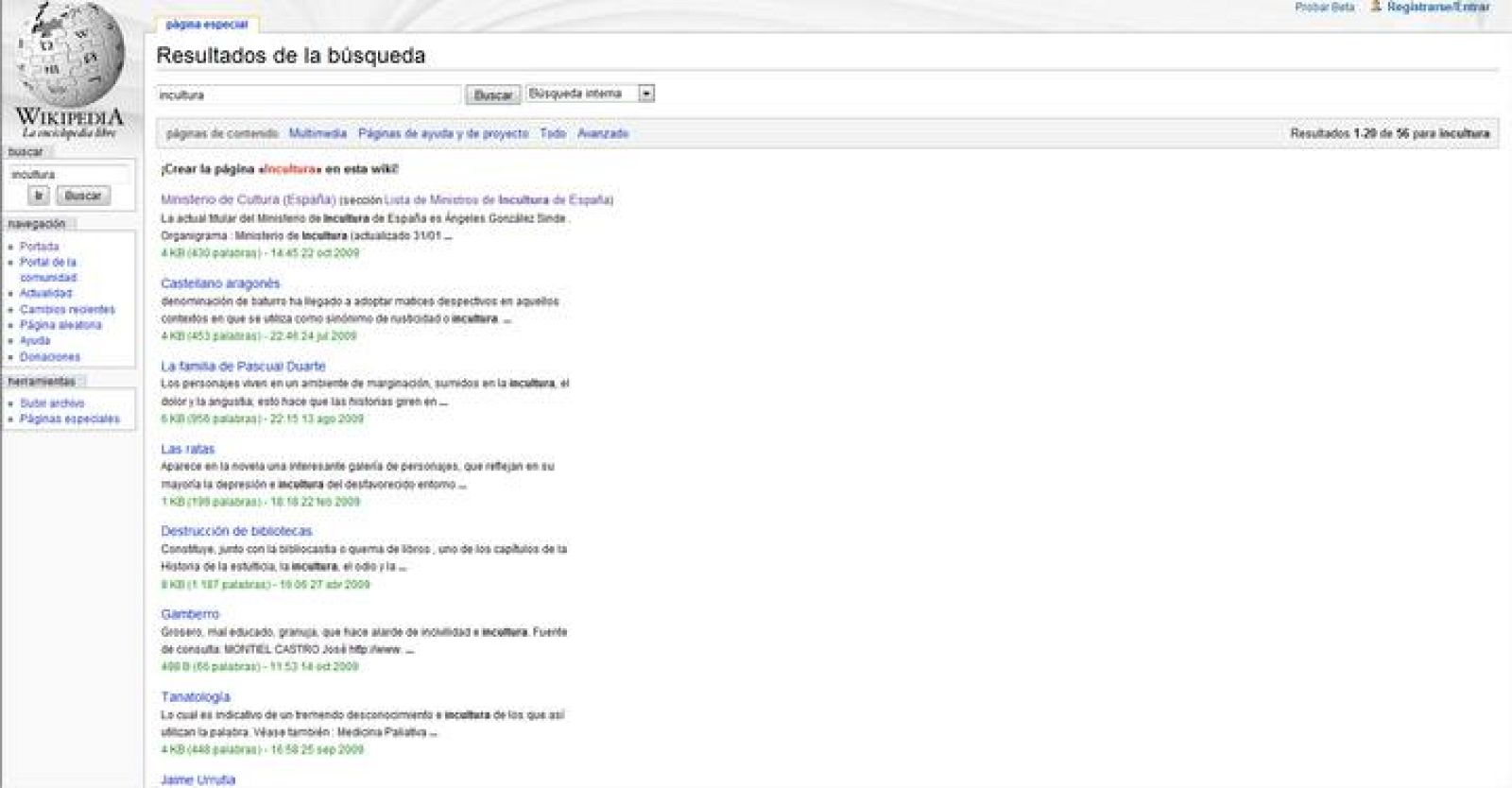 Aunque la entrada ha sido corregida, en el buscador todavía quedaba 'rastro' del 'cambiazo'.