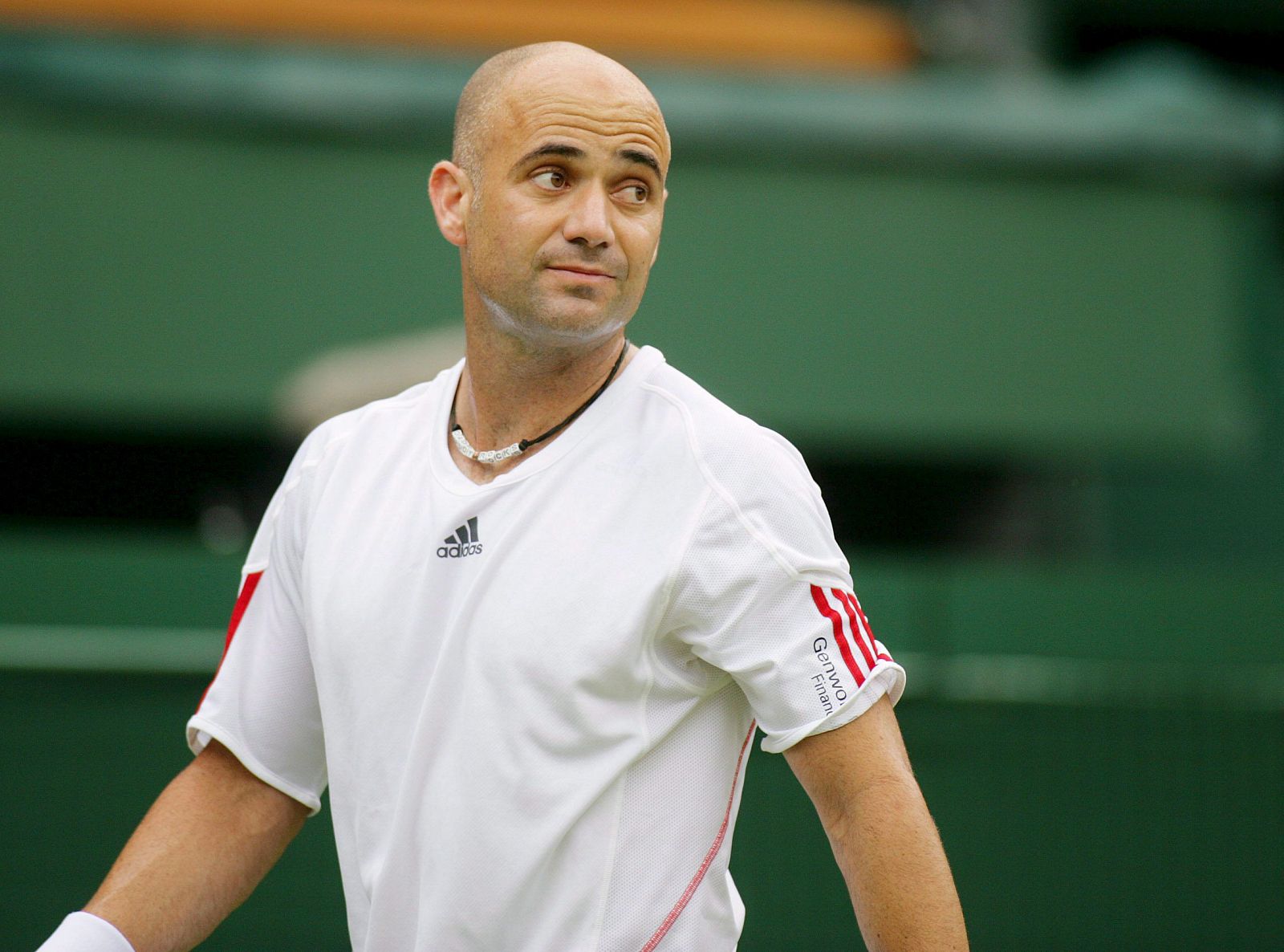 Fotografía de archivo del tenista estadounidense Andre Agassi