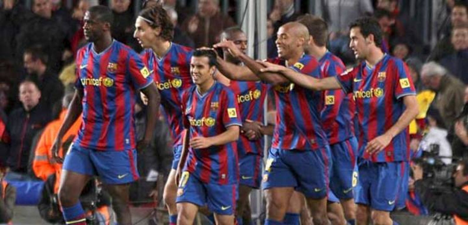 Pedro ha sido el gran protagonista del partido con dos goles.