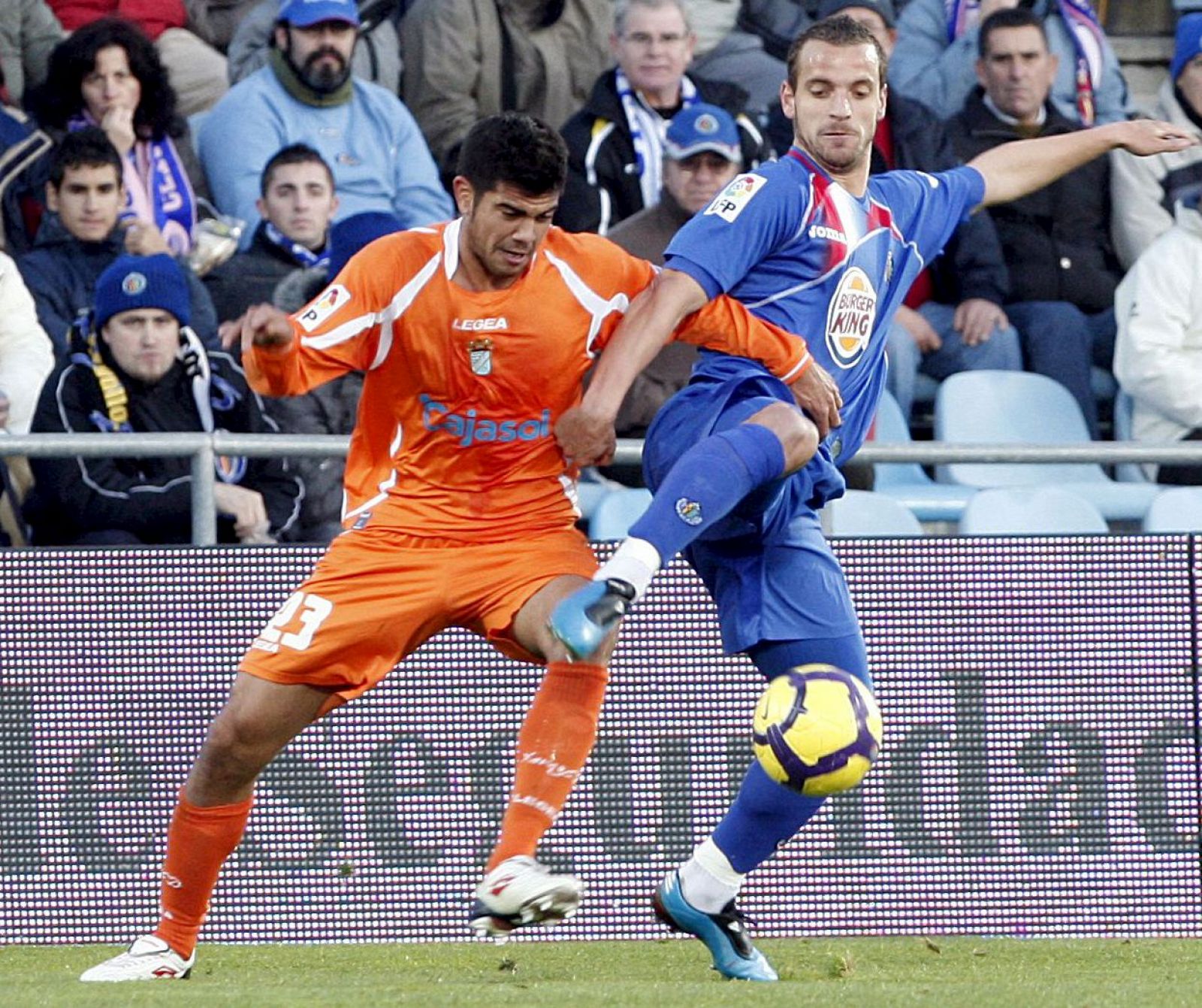 Roberto Soldado ha sido el gran protagonista de la goleada del getafe al Xerez