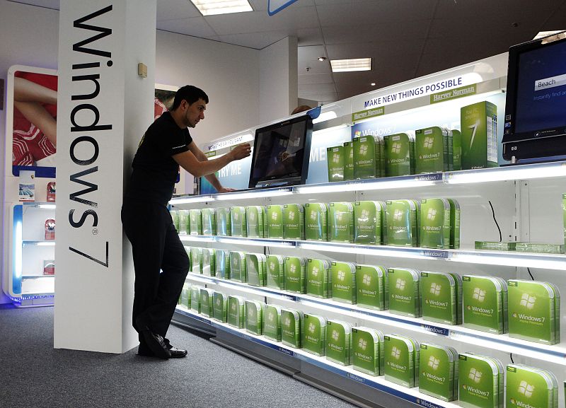Lineales de venta del nuevo Windows 7