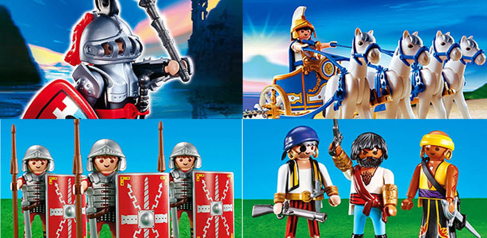 Los playmobil, pequeñas figuritas de plástico desmontable que atesoran millones de niños y adultos en todo el mundo.