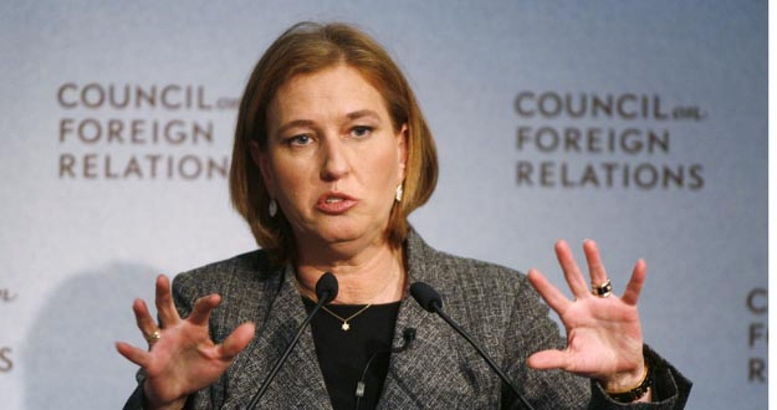 La ex ministra de Exteriores, Tzipi Livni