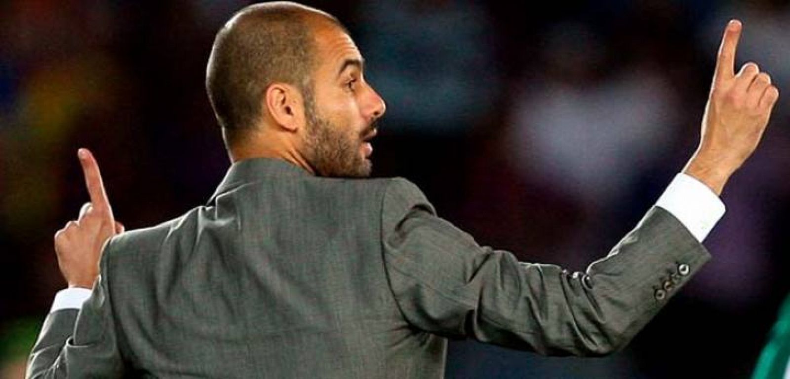 Pep Guardiola durante el partido ante los mejicanos del Atlante en las semis del Mundialito.