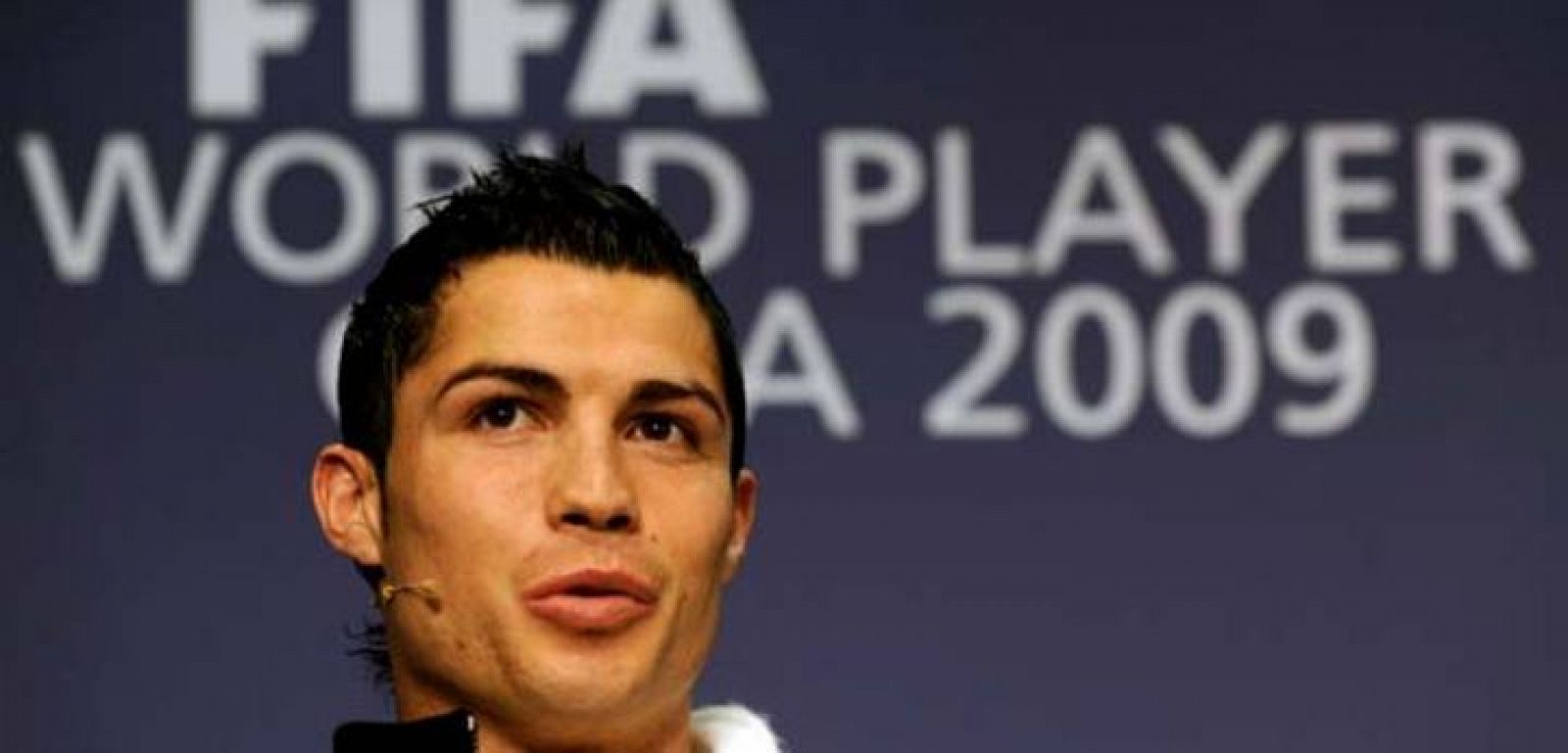 Cristiano Ronaldo durante la gala del FIFA WOlrd Player 2009.