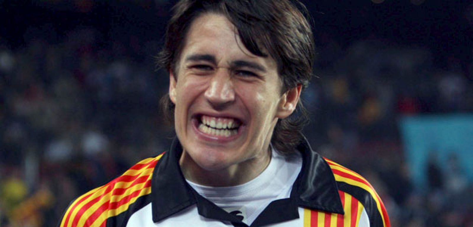 Bojan celebra el gol marcado ante la selección argentina de Maradona.