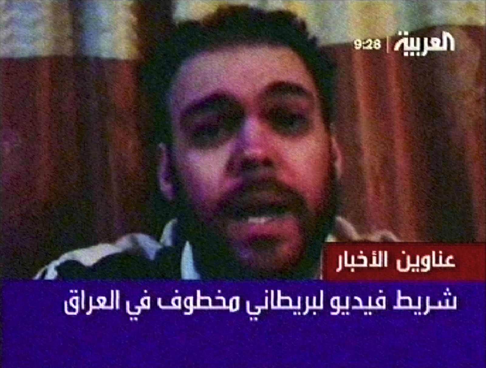 Imagen de Peter Moore en un vídeo difundido por Al Arabiya.