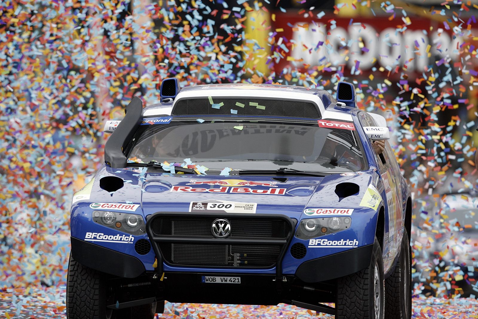 El Touareg de Carlos Sáinz, en la presentación del Dakar Argentina-Chile