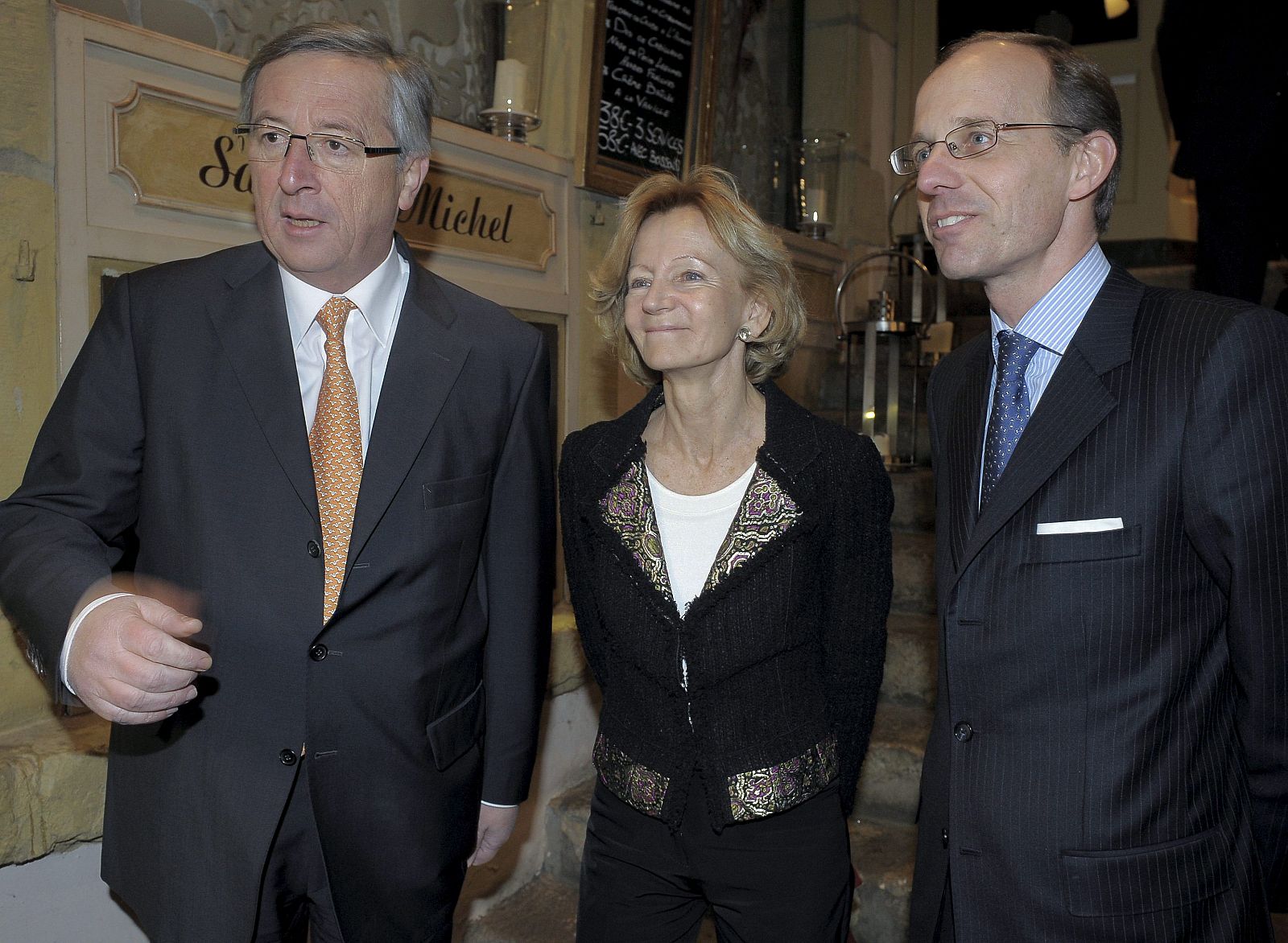 Elena Salgado se reúne con el Presidente luxemburgués, Jean Claude Junker, para abordar las prioridades económicas de la Presidencia española de la UE.