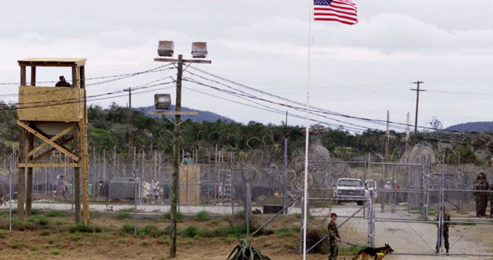 Una imagen de la prisión de Guantánamo