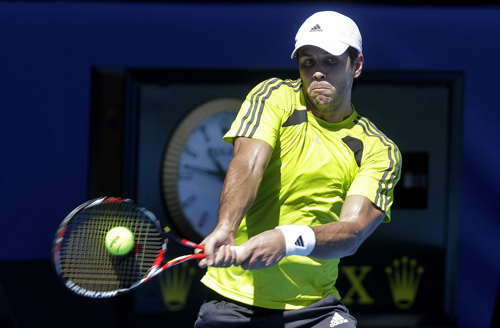 El tenista español Fernando Verdasco, en Melbourne.