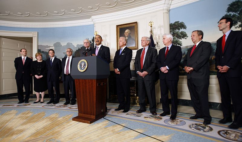 US President Obama speaks about financial reform at the White House in Washington
