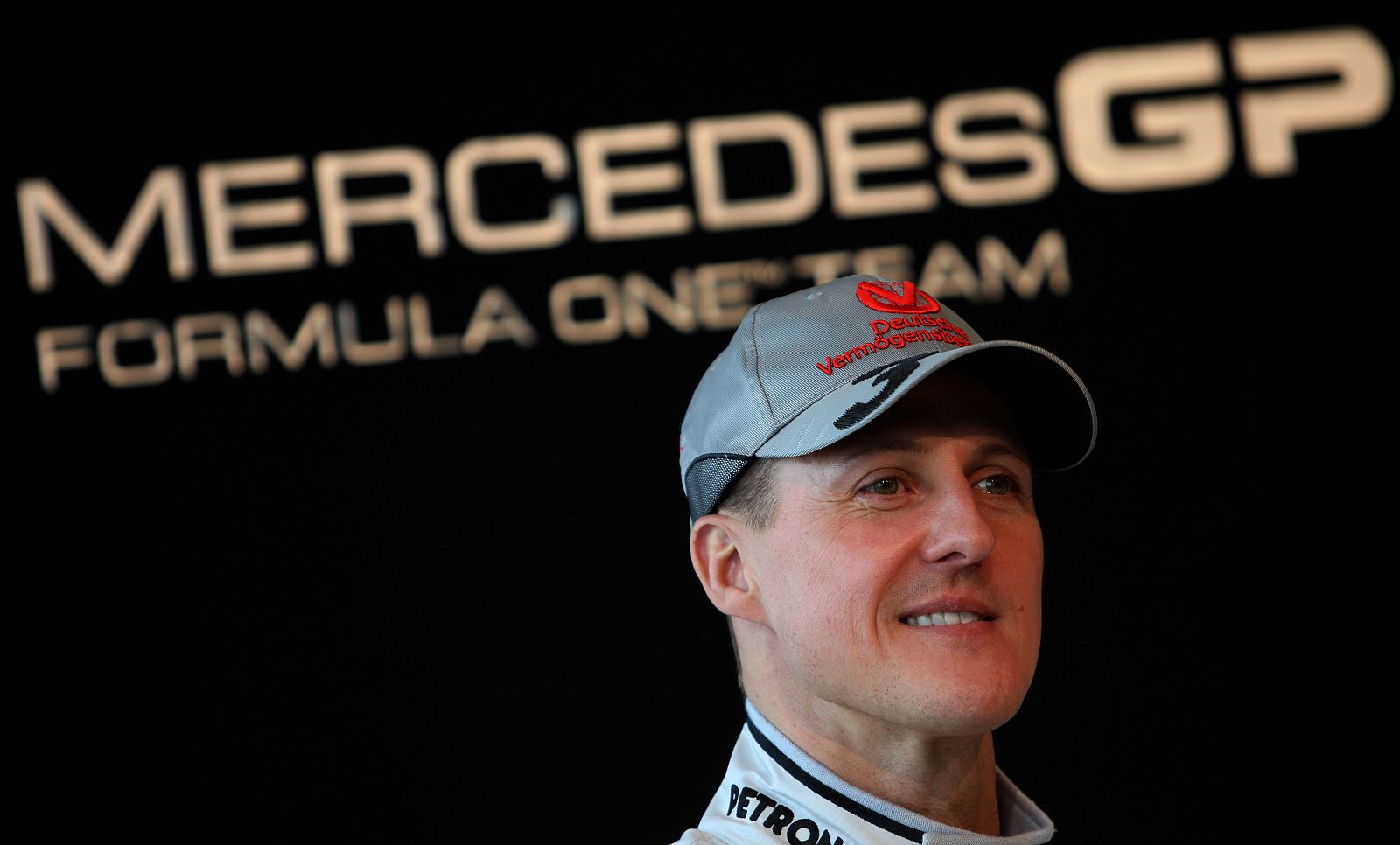 Michael Schumacher en la presentación de Mercedes GP Formula One team en Stuttgart