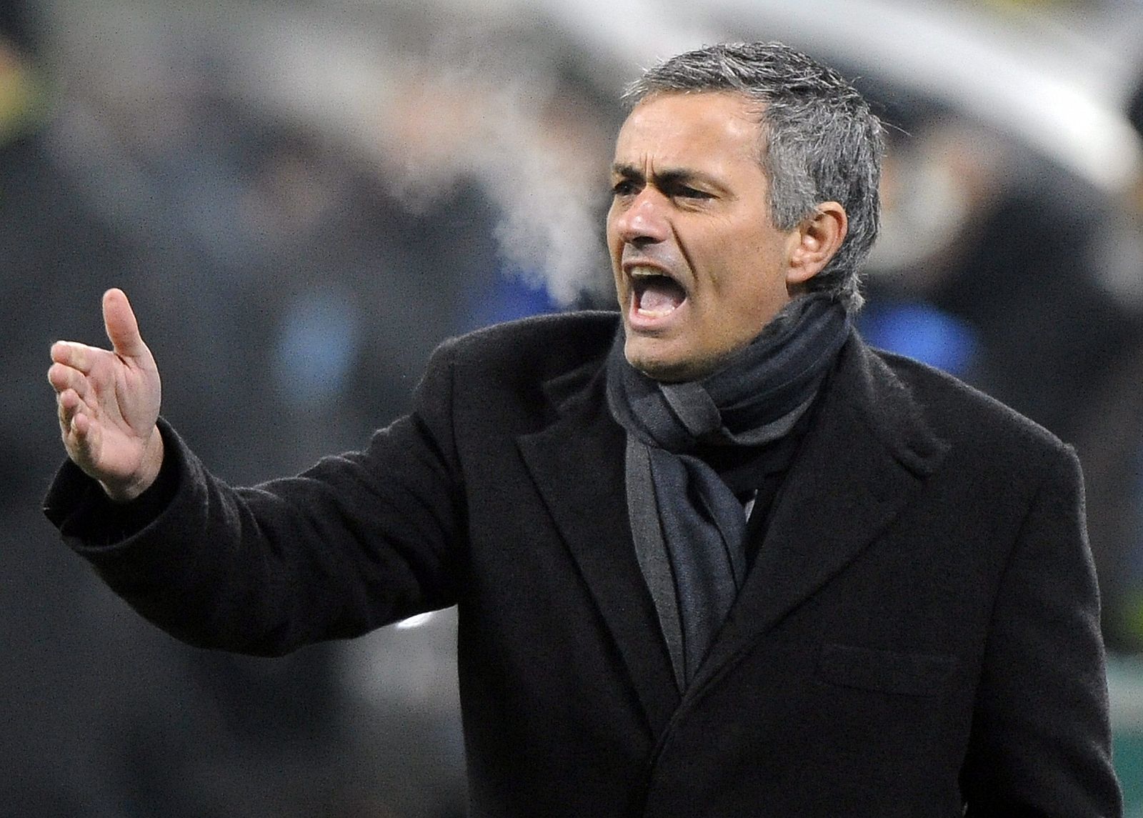 El director técnico del Inter de Milán, el portugues Jose Mourinho